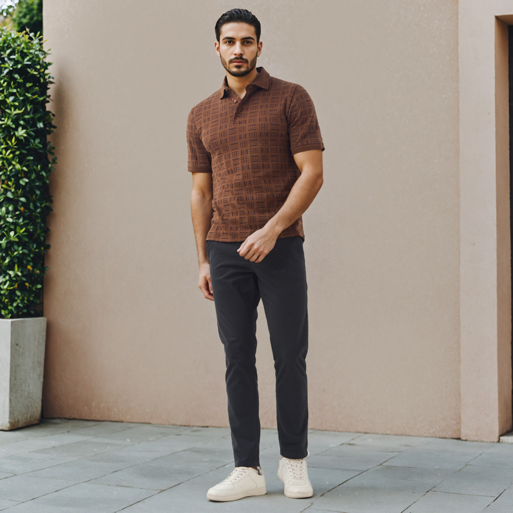 Textured Jacquard Polo T-shirt-men-clothing-tshirtsandpolos-polos-image-2