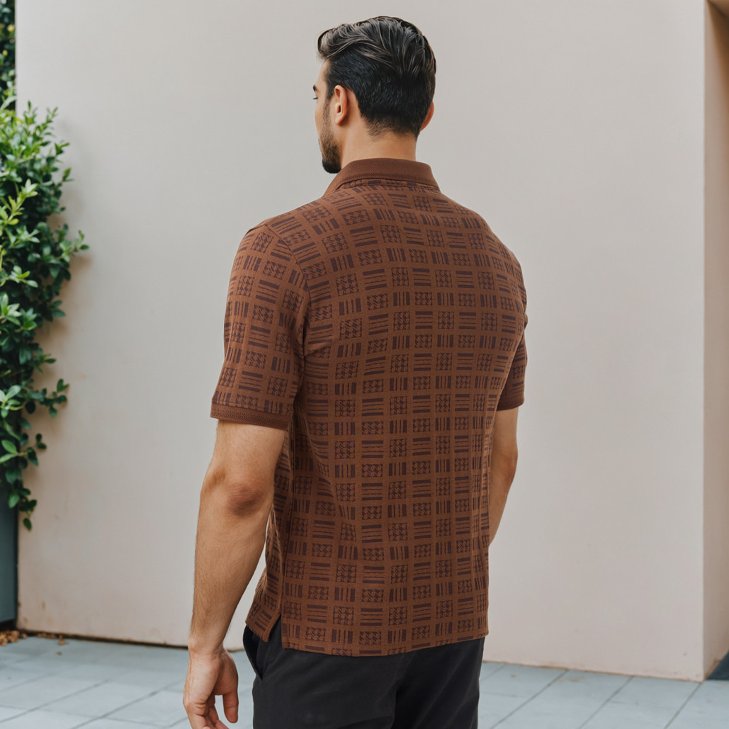 Textured Jacquard Polo T-shirt-men-clothing-tshirtsandpolos-polos-image-3