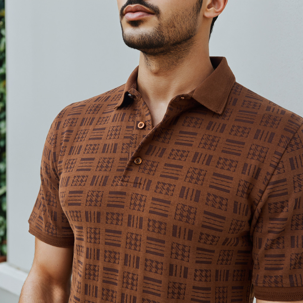 Textured Jacquard Polo T-shirt-men-clothing-tshirtsandpolos-polos-image-4
