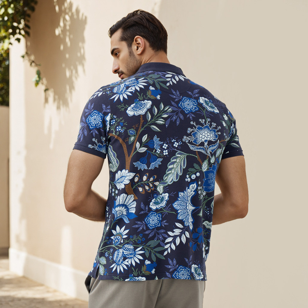 Floral Print Polo T-shirt-men-clothing-tshirtsandpolos-polos-image-3