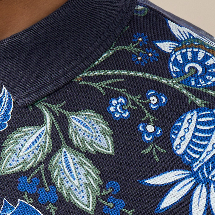 Floral Print Polo T-shirt-men-clothing-tshirtsandpolos-polos-image-5
