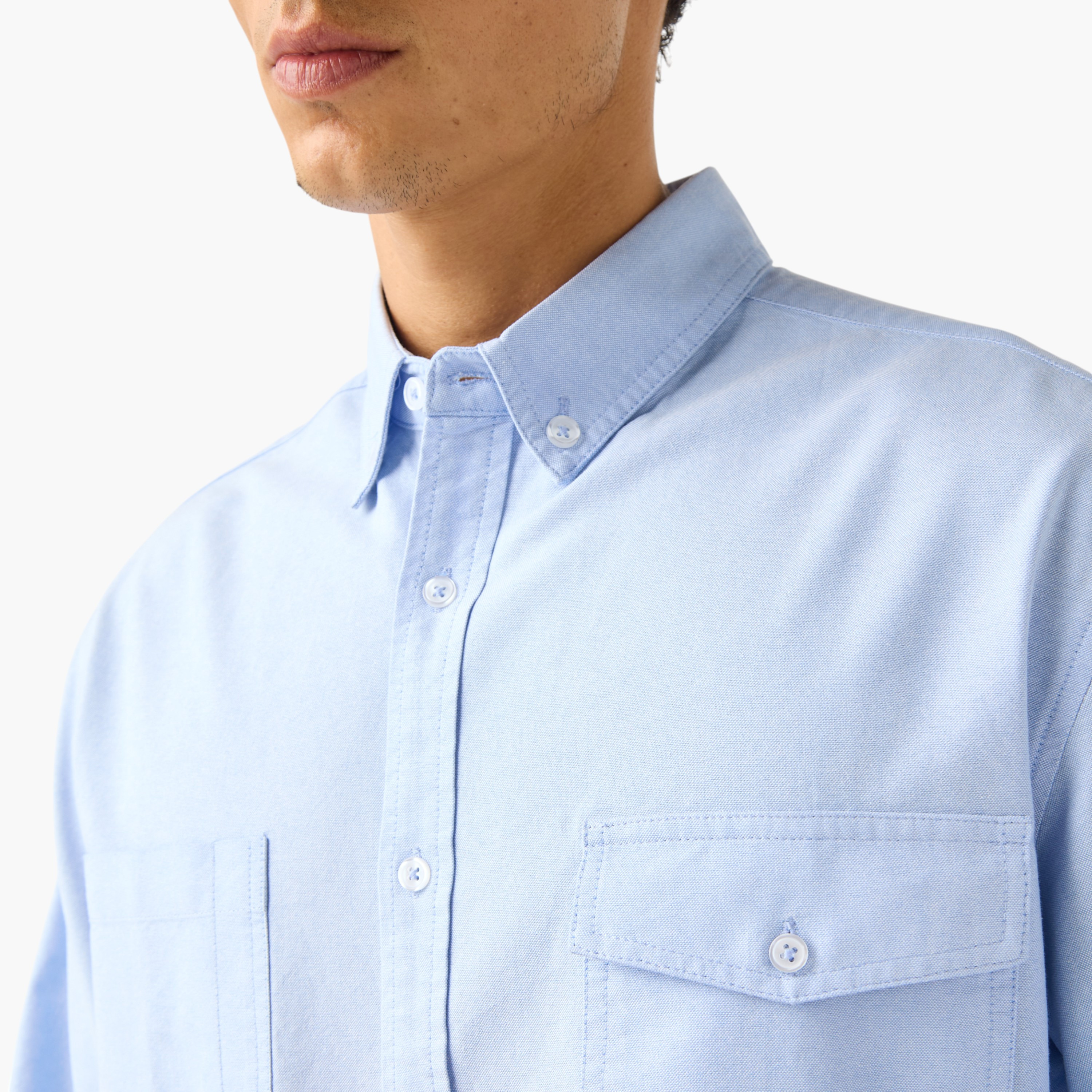 Flap Pocket Oxford Shirt-men-clothing-shirts-image-4