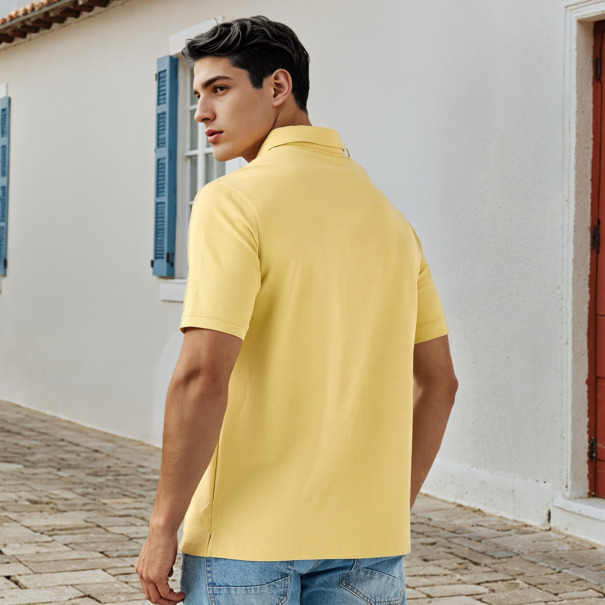 Textured Polo T-shirt-men-clothing-tshirtsandpolos-polos-image-3