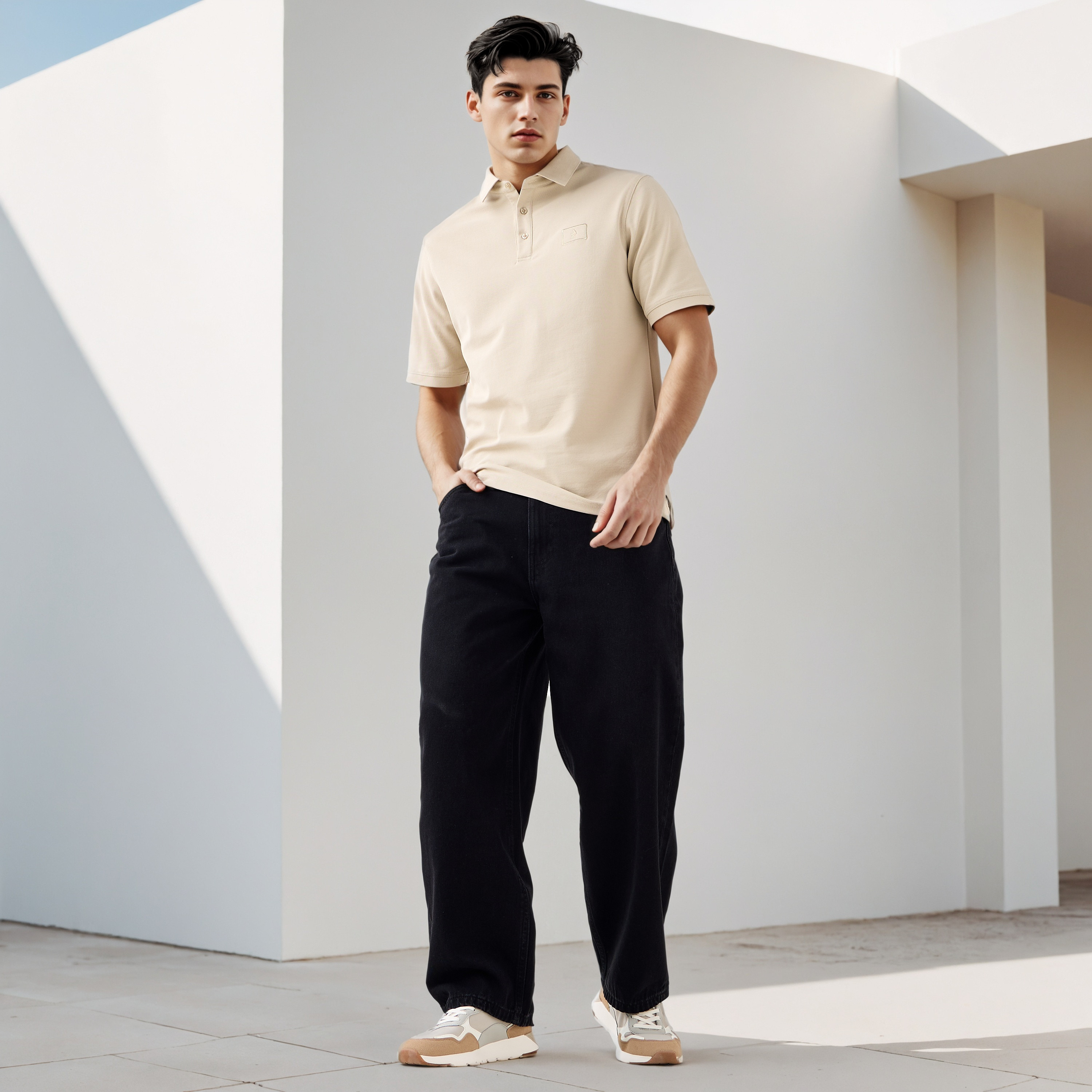 تيشيرت بولو بارز الملمس-men-clothing-tshirtsandpolos-polos-image-2