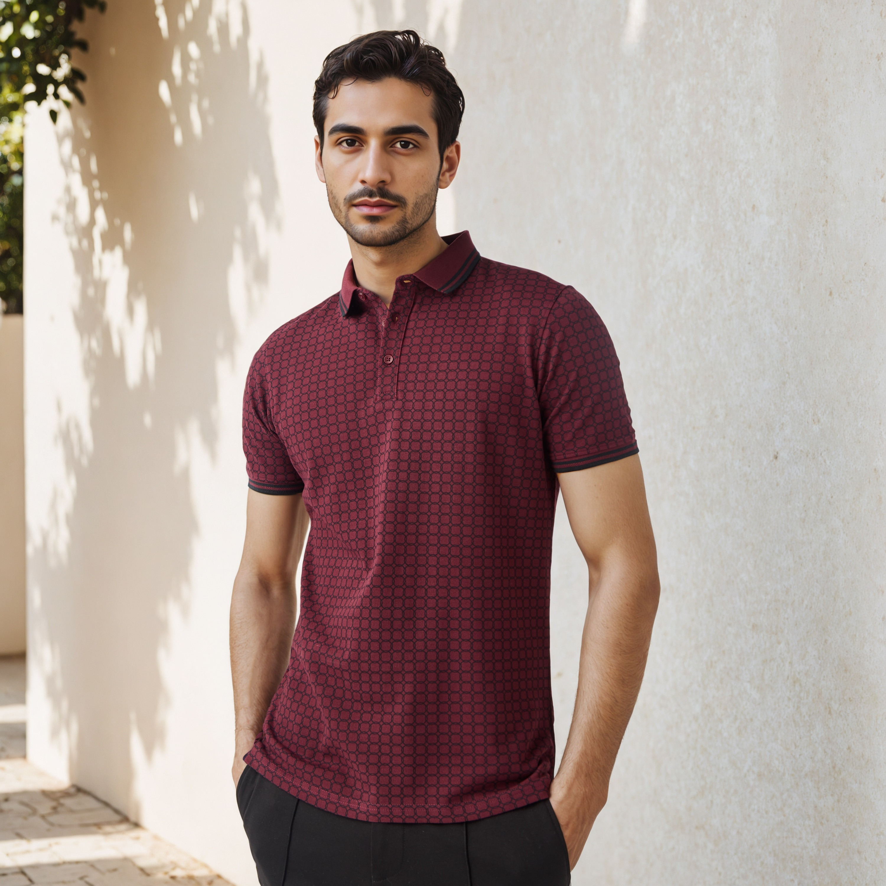 Printed Polo T-shirt-men-clothing-tshirtsandpolos-polos-image-1