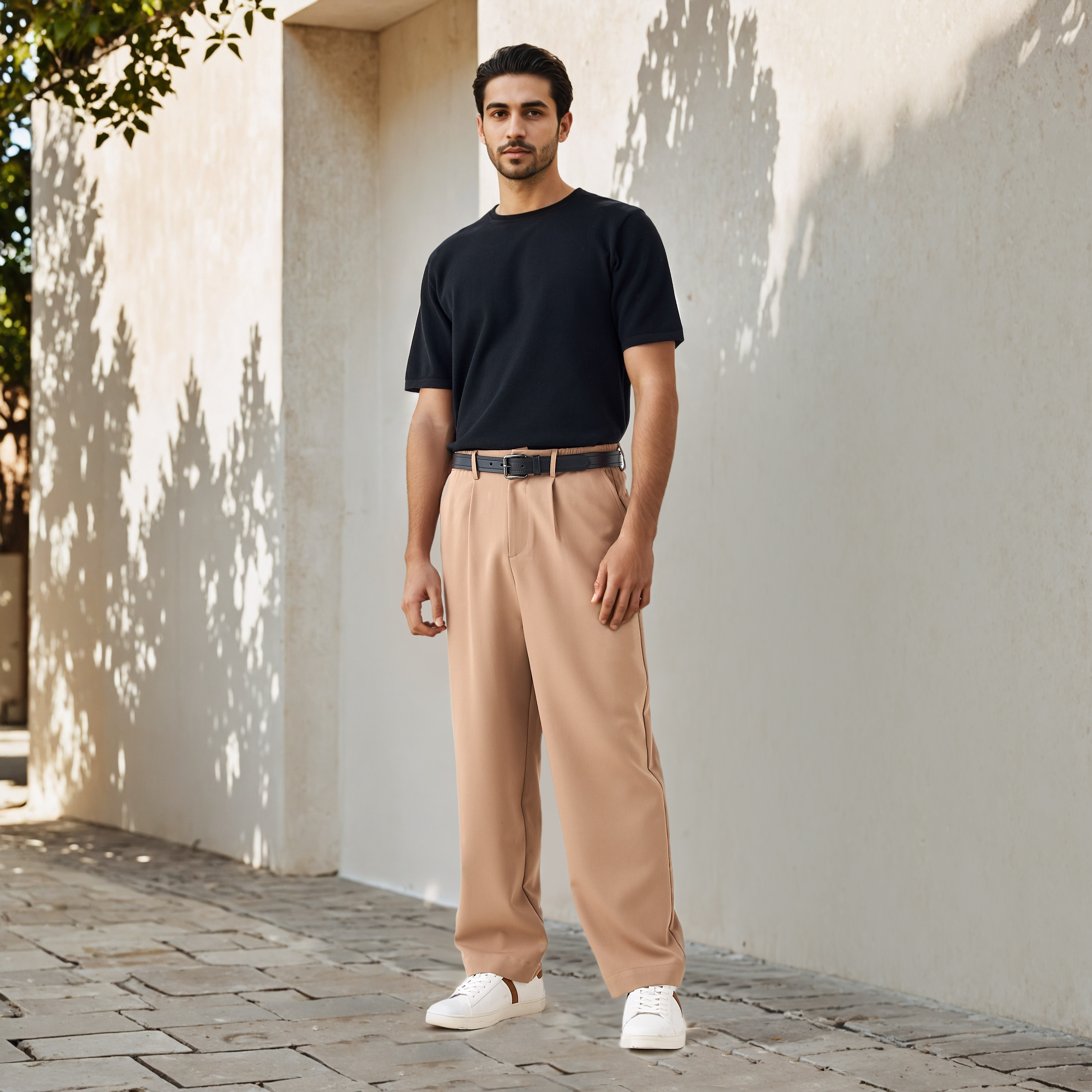 تيشيرت بارز الملمس بقصّة عادية-men-clothing-tshirtsandpolos-tshirts-image-2