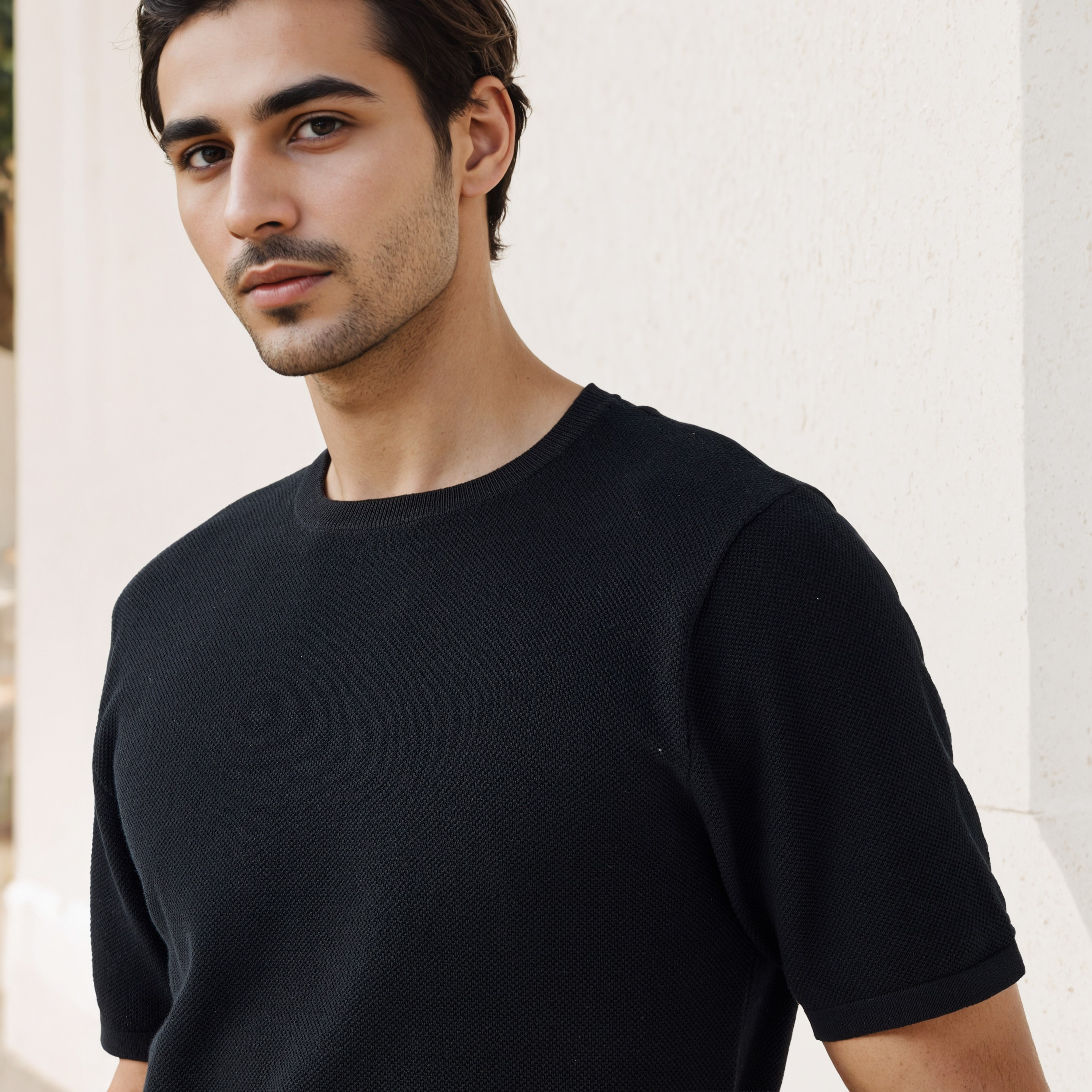 تيشيرت بارز الملمس بقصّة عادية-men-clothing-tshirtsandpolos-tshirts-image-4