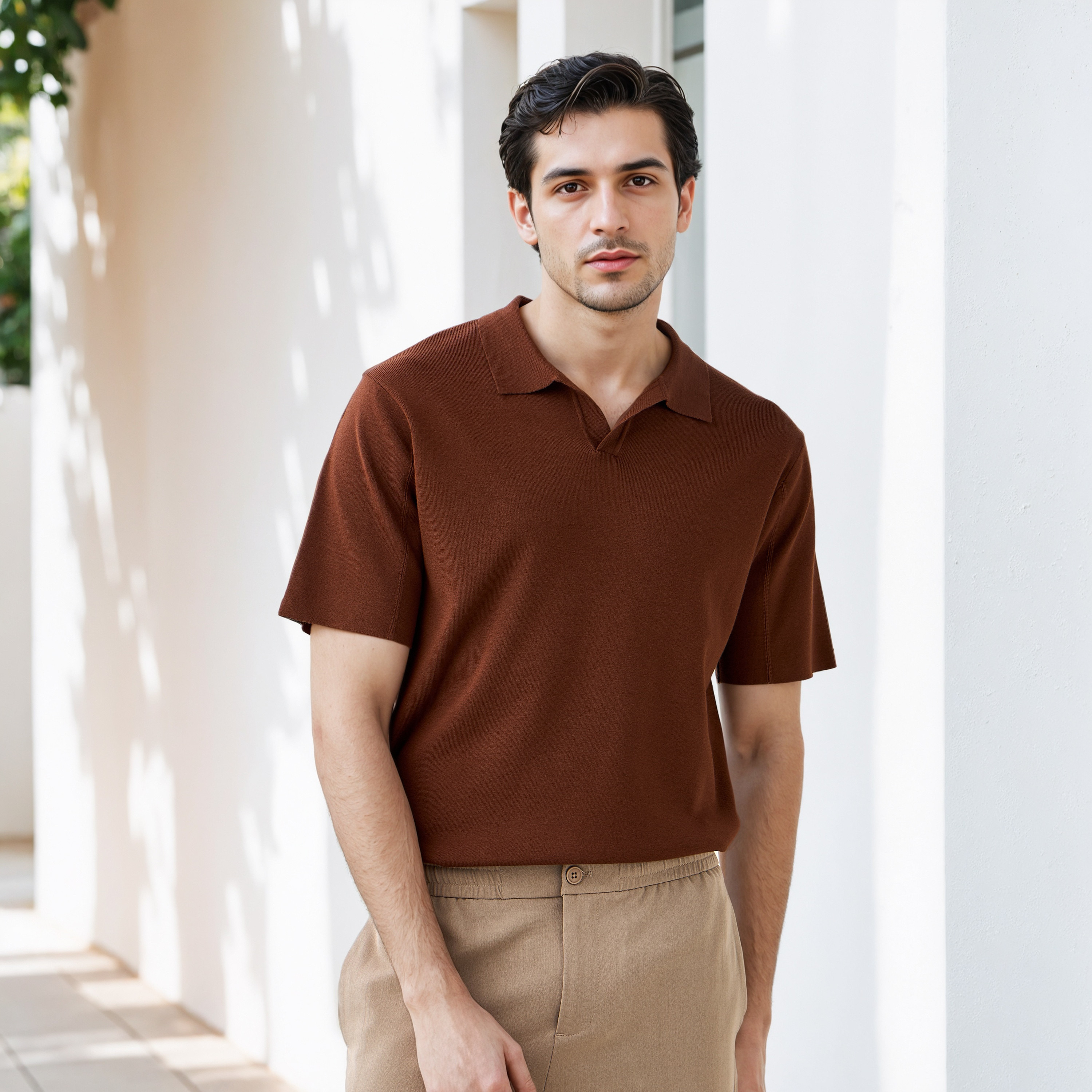 تيشيرت بولو بقصة عادية-men-clothing-sweatersandpullovers-image-7