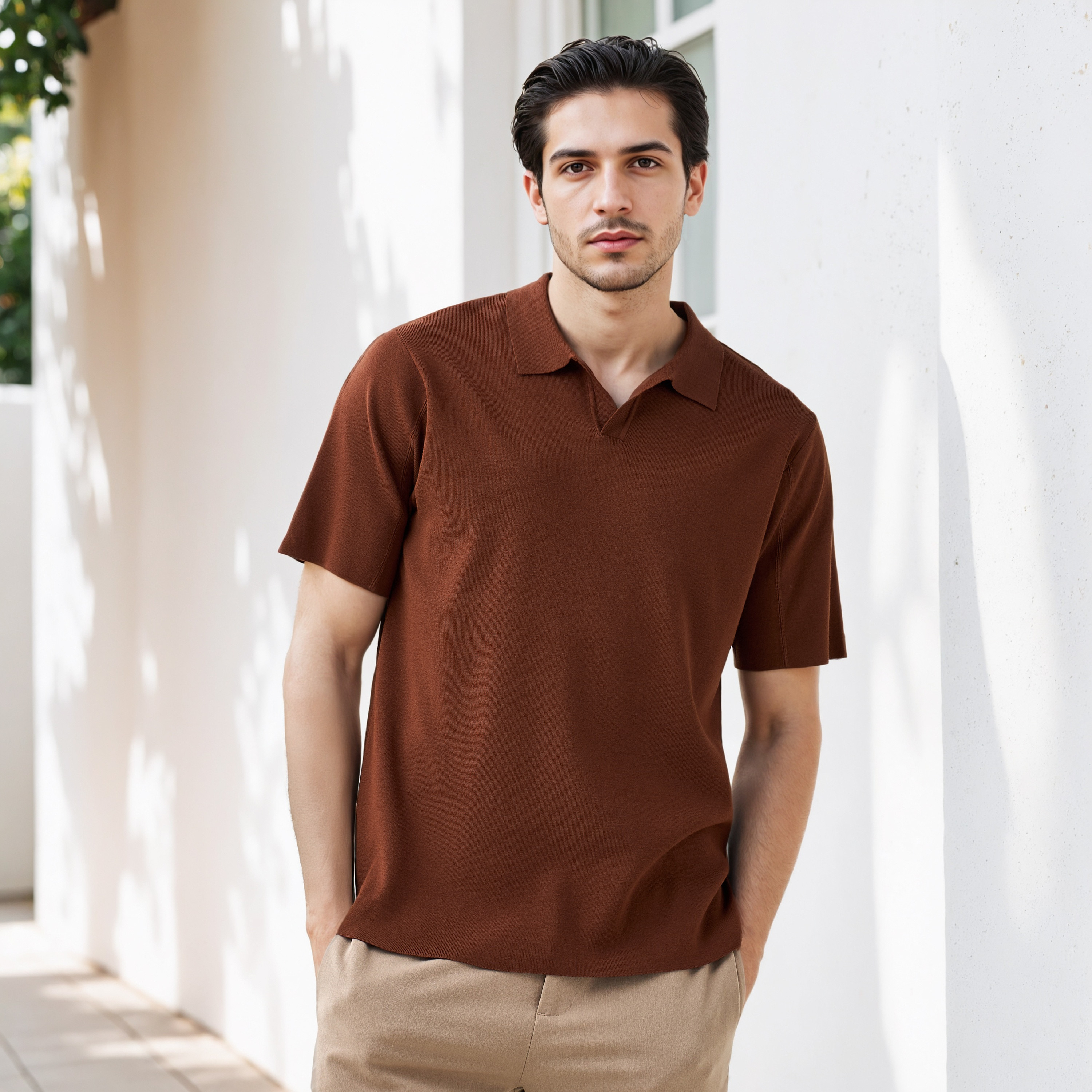 تيشيرت بولو بقصة عادية-men-clothing-sweatersandpullovers-image-11