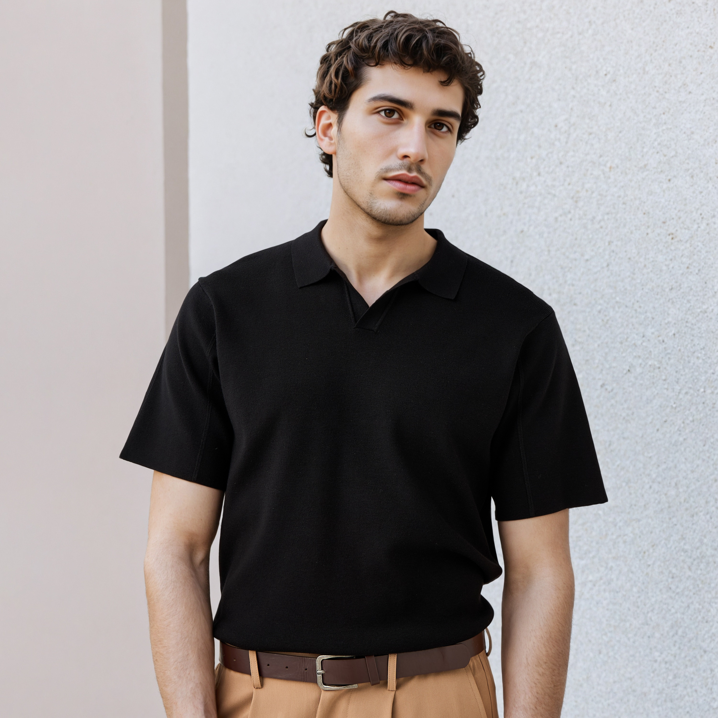 تيشيرت بولو بقصة عادية-men-clothing-sweatersandpullovers-image-4