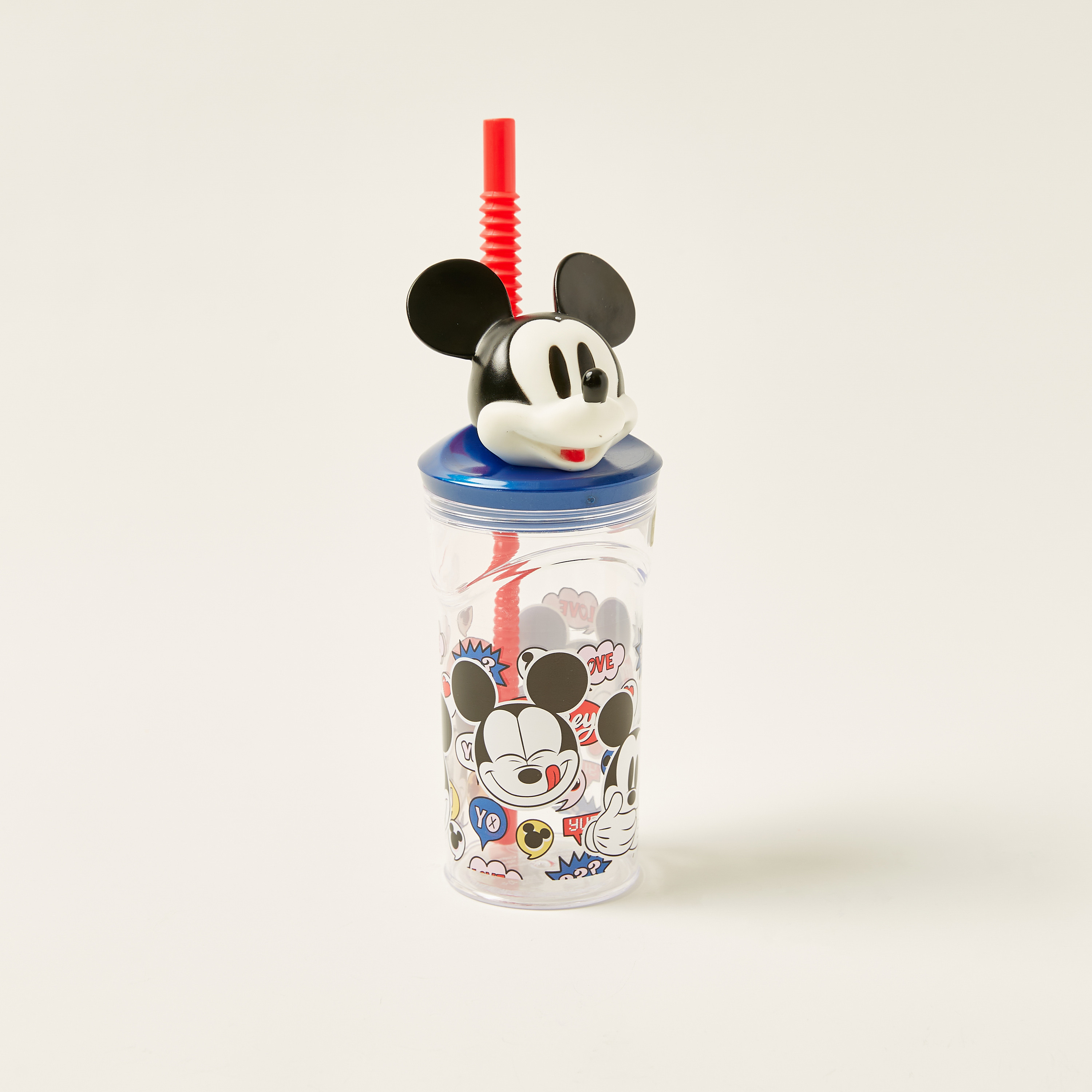 Disney 3D Mickey Mouse Figurine Tumbler with Straw - 360 ml-baby-feeding-mealtimeessentials-image-1