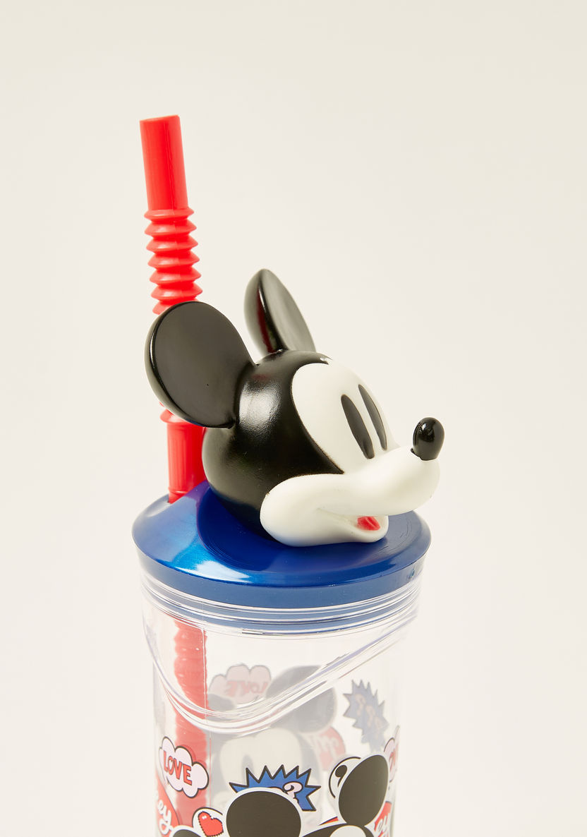 Disney 3D Mickey Mouse Figurine Tumbler with Straw - 360 ml-Mealtime Essentials-image-1