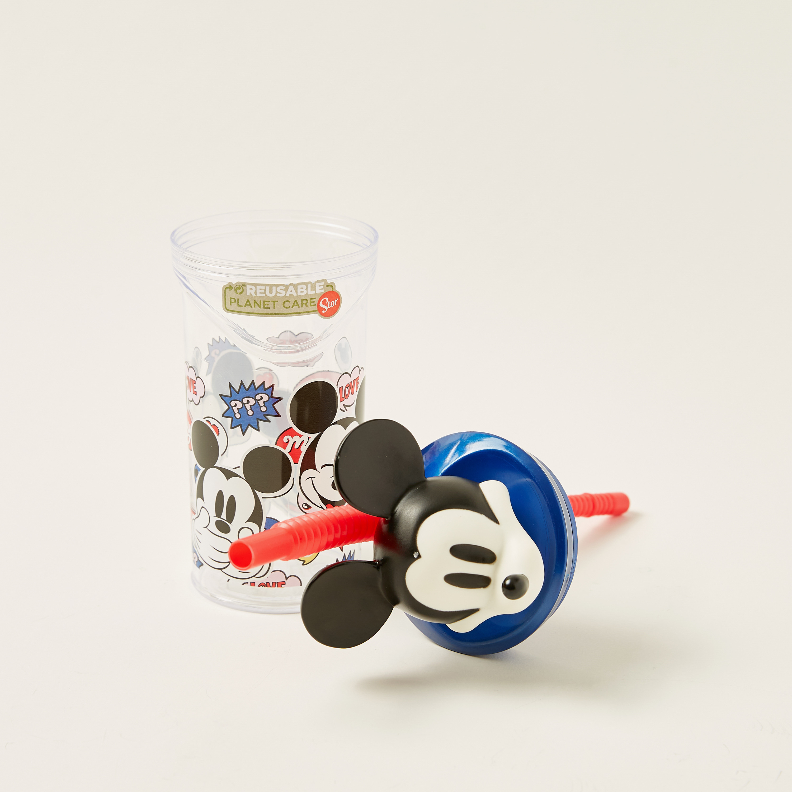 Disney 3D Mickey Mouse Figurine Tumbler with Straw - 360 ml-baby-feeding-mealtimeessentials-image-3