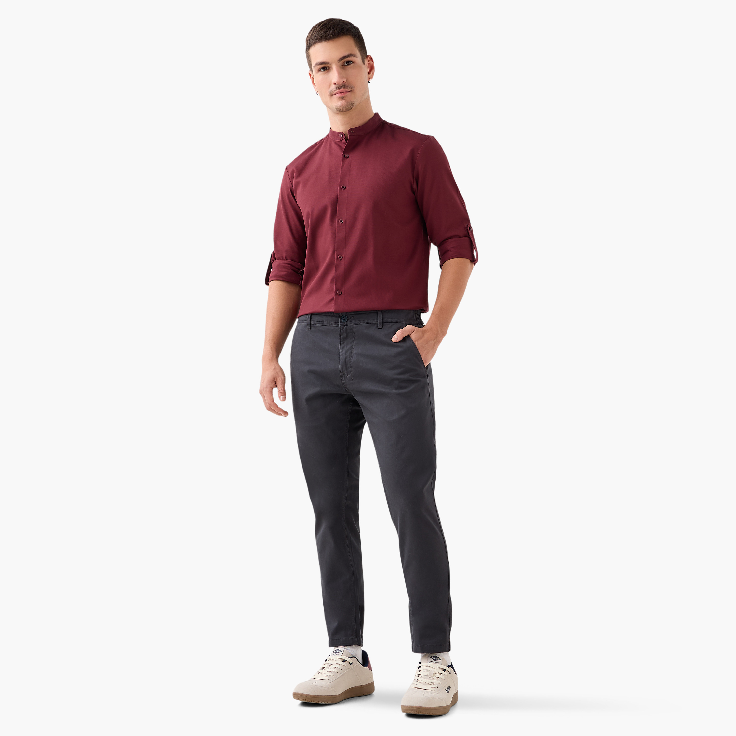بنطلون شينو بقصة سليم وجيوب-men-clothing-bottoms-trousersandchinos-chinos-image-4