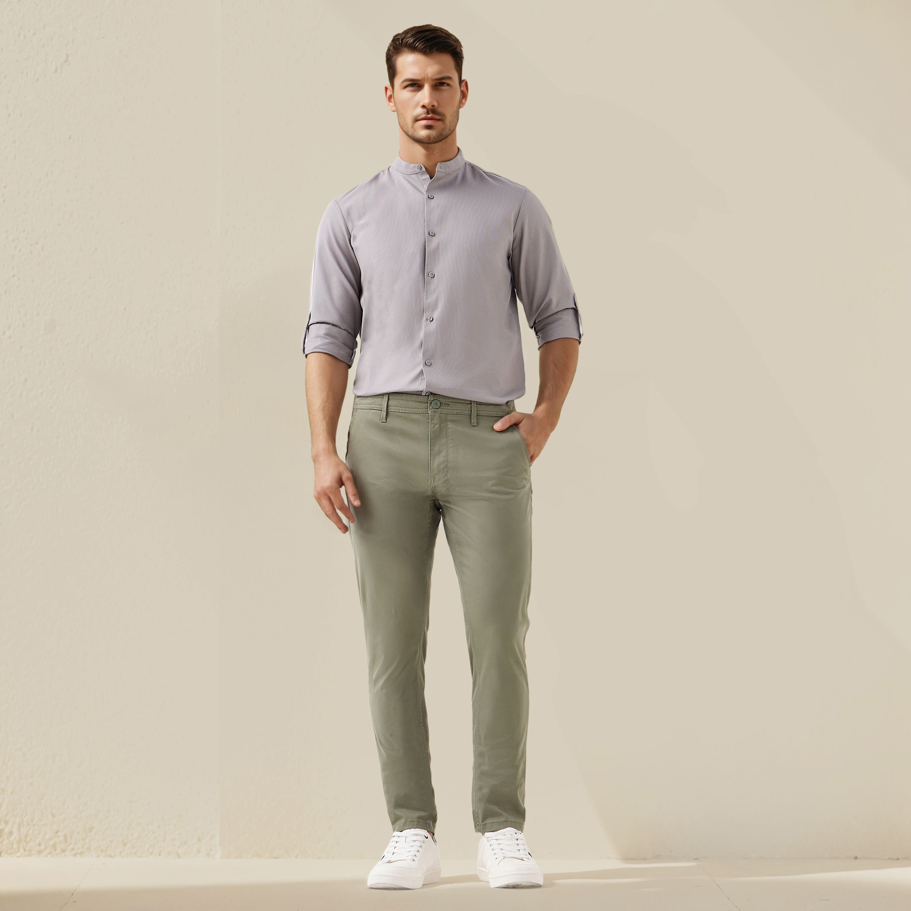 بنطلون شينو بقصة سليم وجيوب-men-clothing-bottoms-trousersandchinos-chinos-image-4