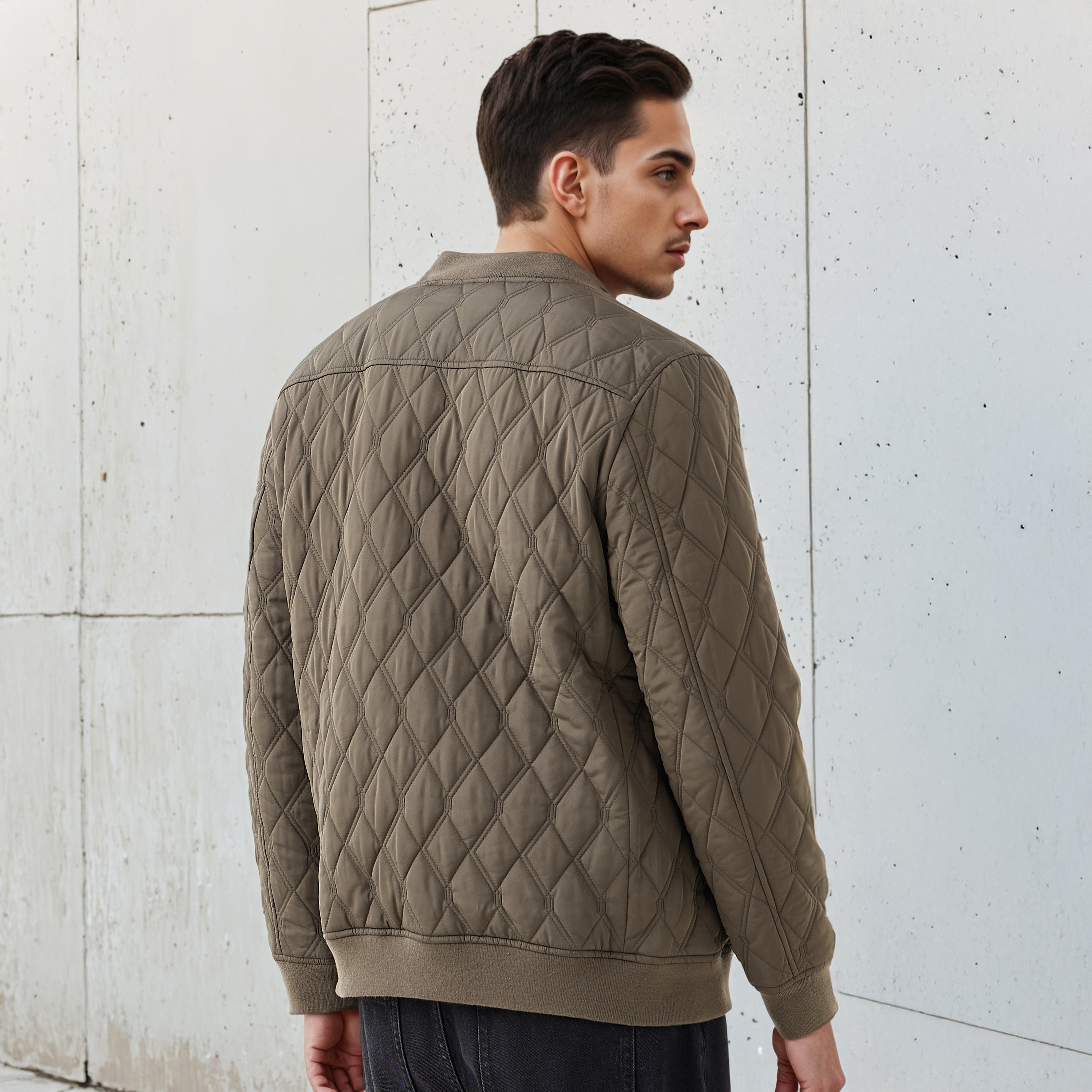 Men Regular Fit Quilted Bomber Jacket-men-clothing-jacketsandblazers-jackets-image-3