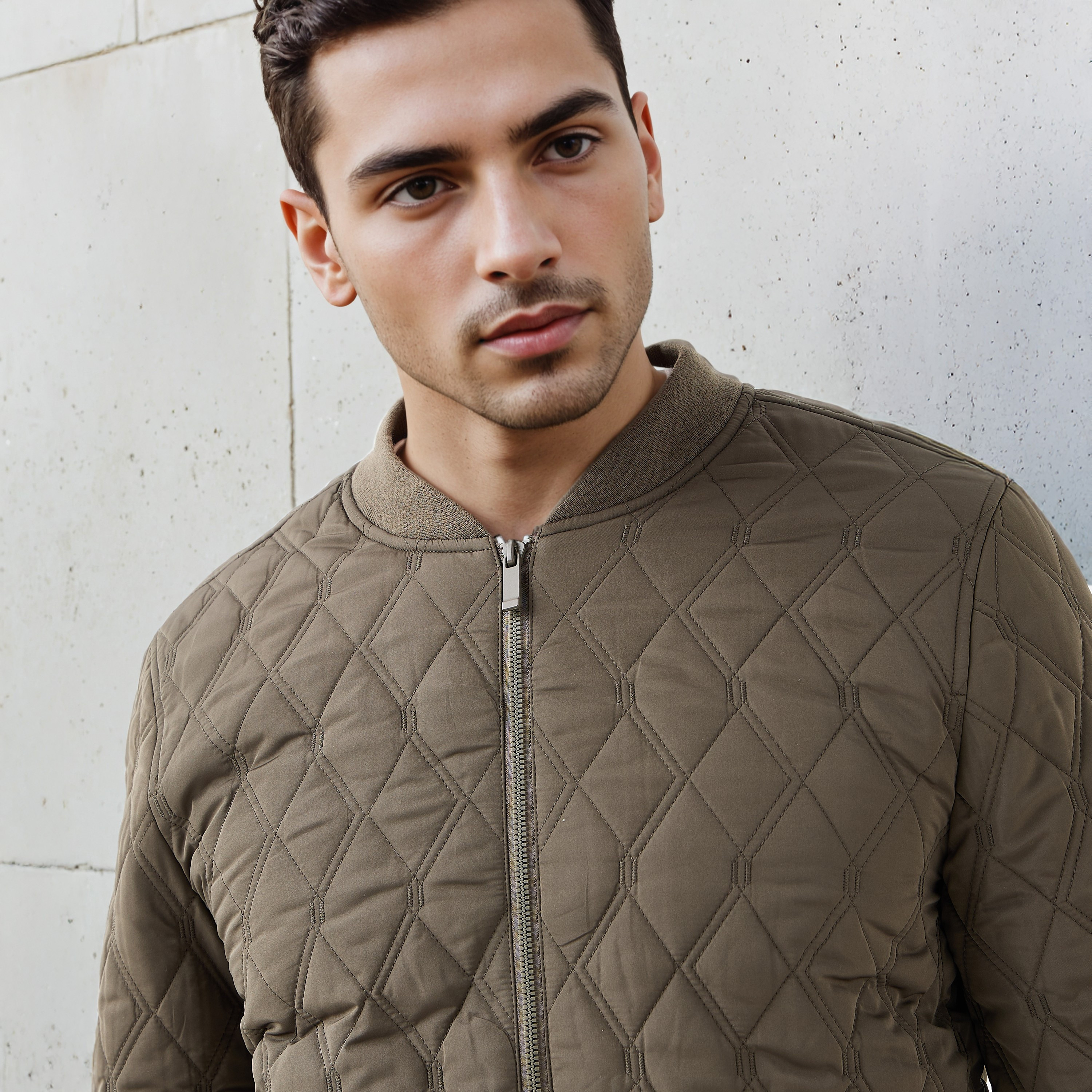 Men Regular Fit Quilted Bomber Jacket-men-clothing-jacketsandblazers-jackets-image-4
