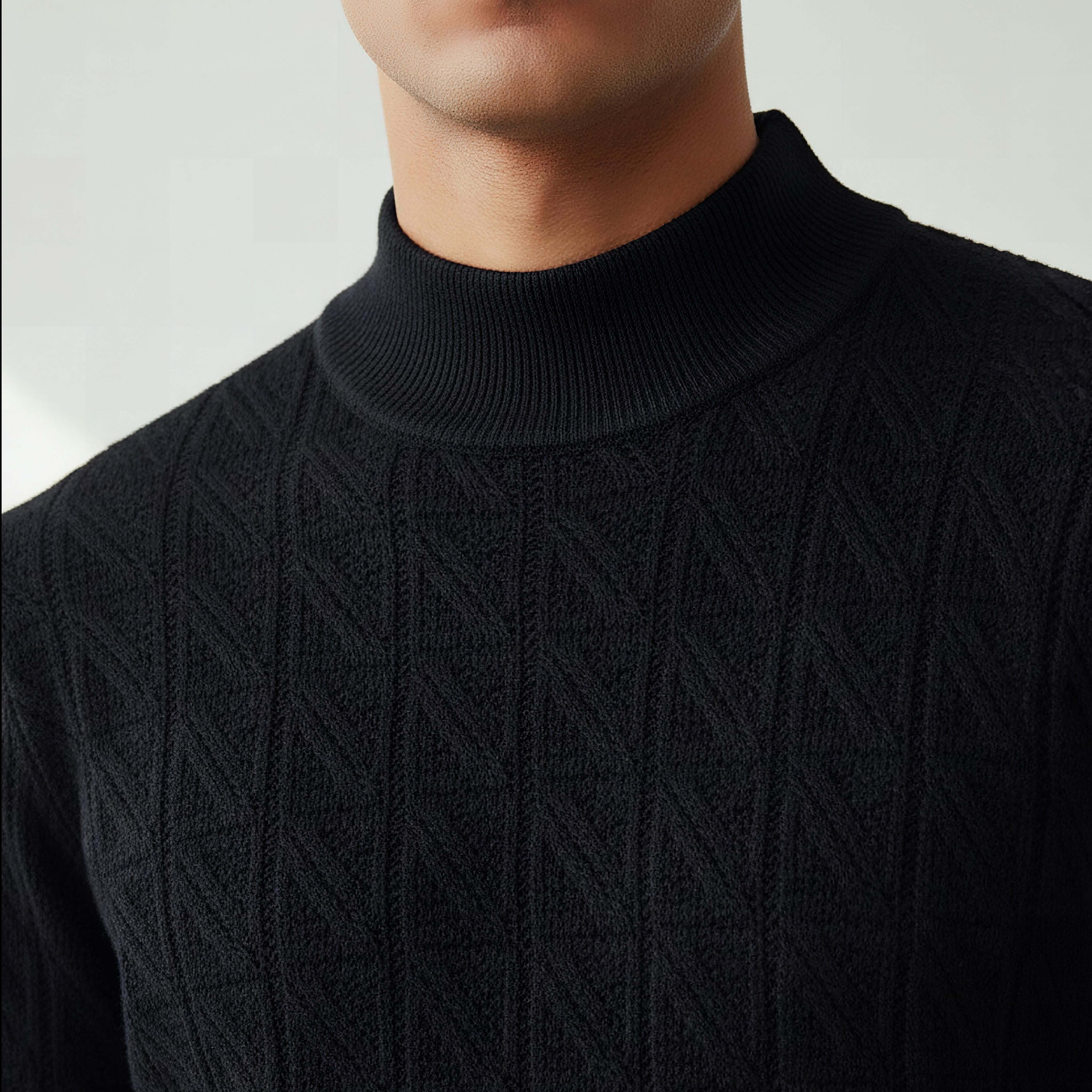 كنزة بارزة الملمس بأكمام طويلة-men-clothing-sweatersandpullovers-image-4