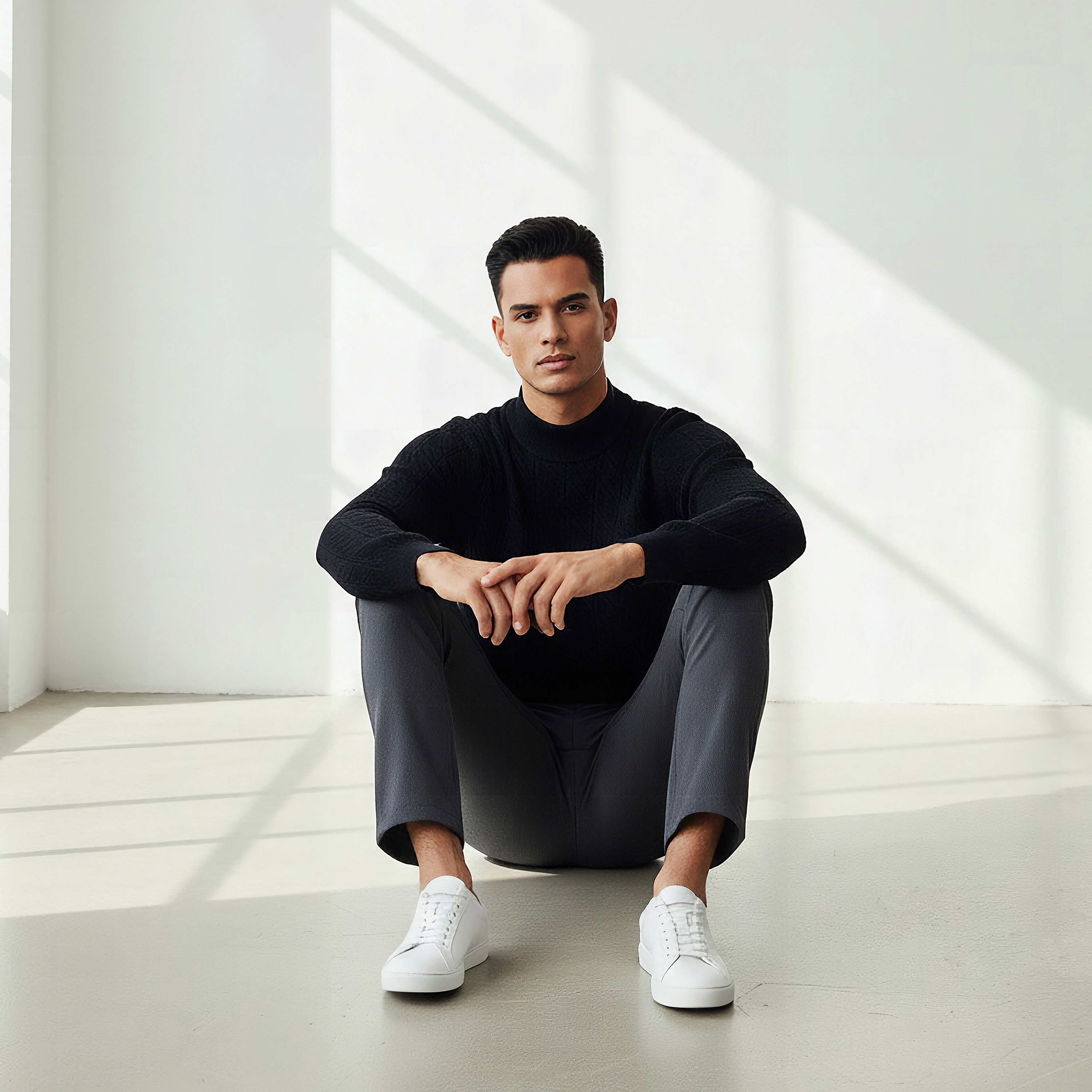 كنزة بارزة الملمس بأكمام طويلة-men-clothing-sweatersandpullovers-image-5