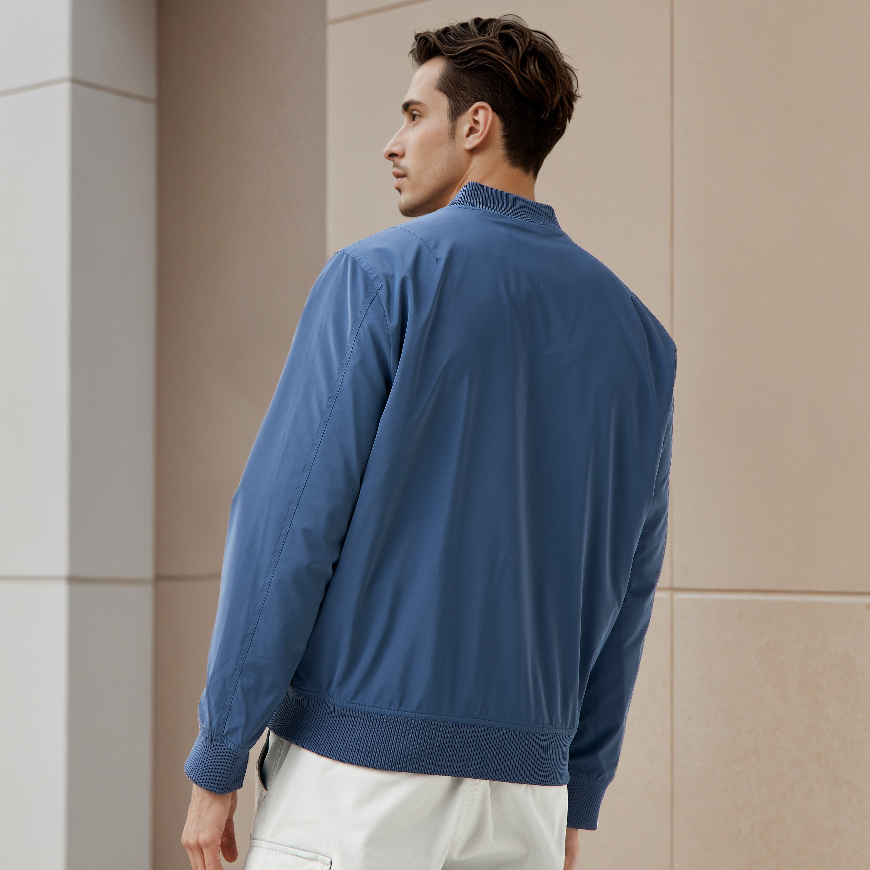 Men Regular Fit Bomber Jacket-men-clothing-jacketsandblazers-jackets-image-3