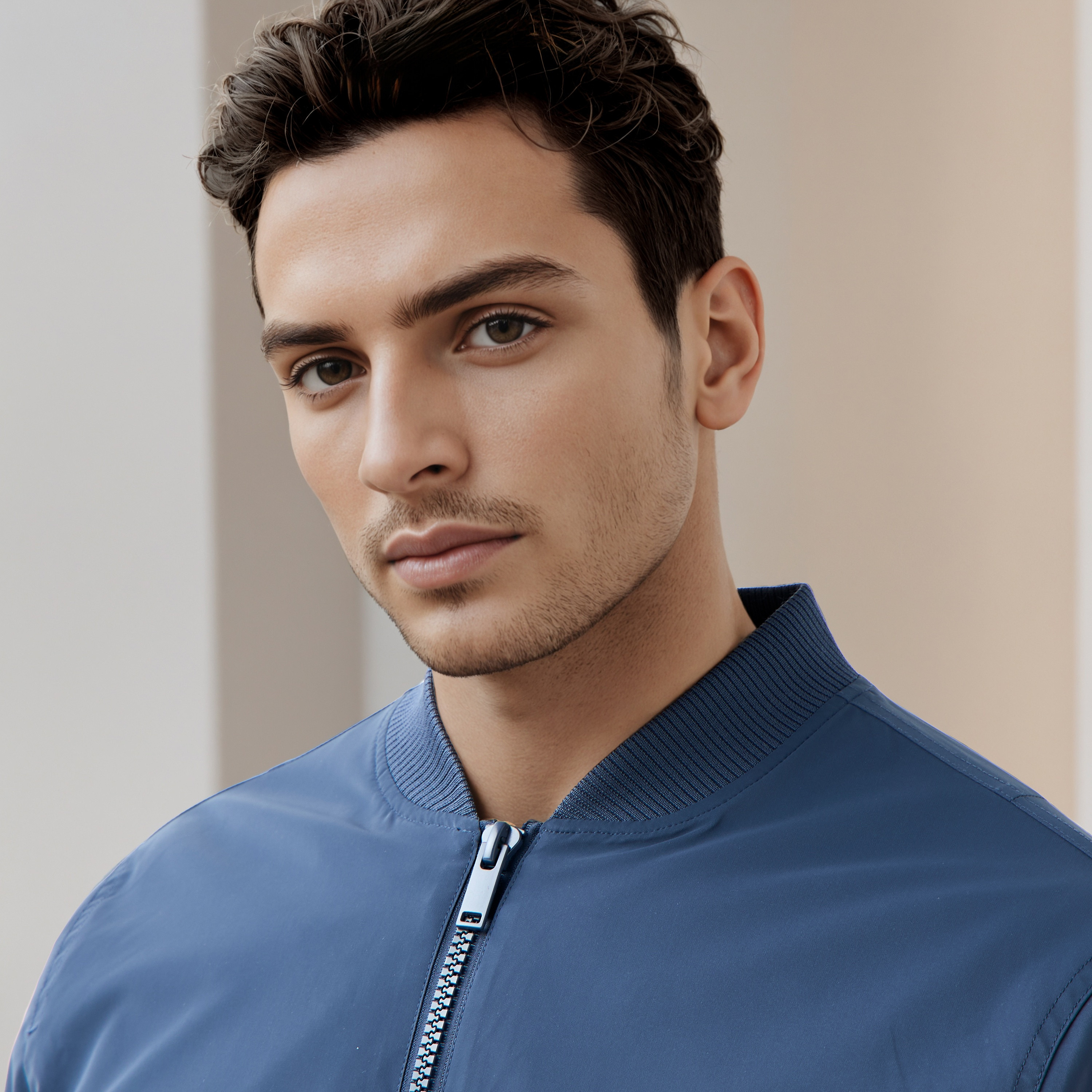 Men Regular Fit Bomber Jacket-men-clothing-jacketsandblazers-jackets-image-4