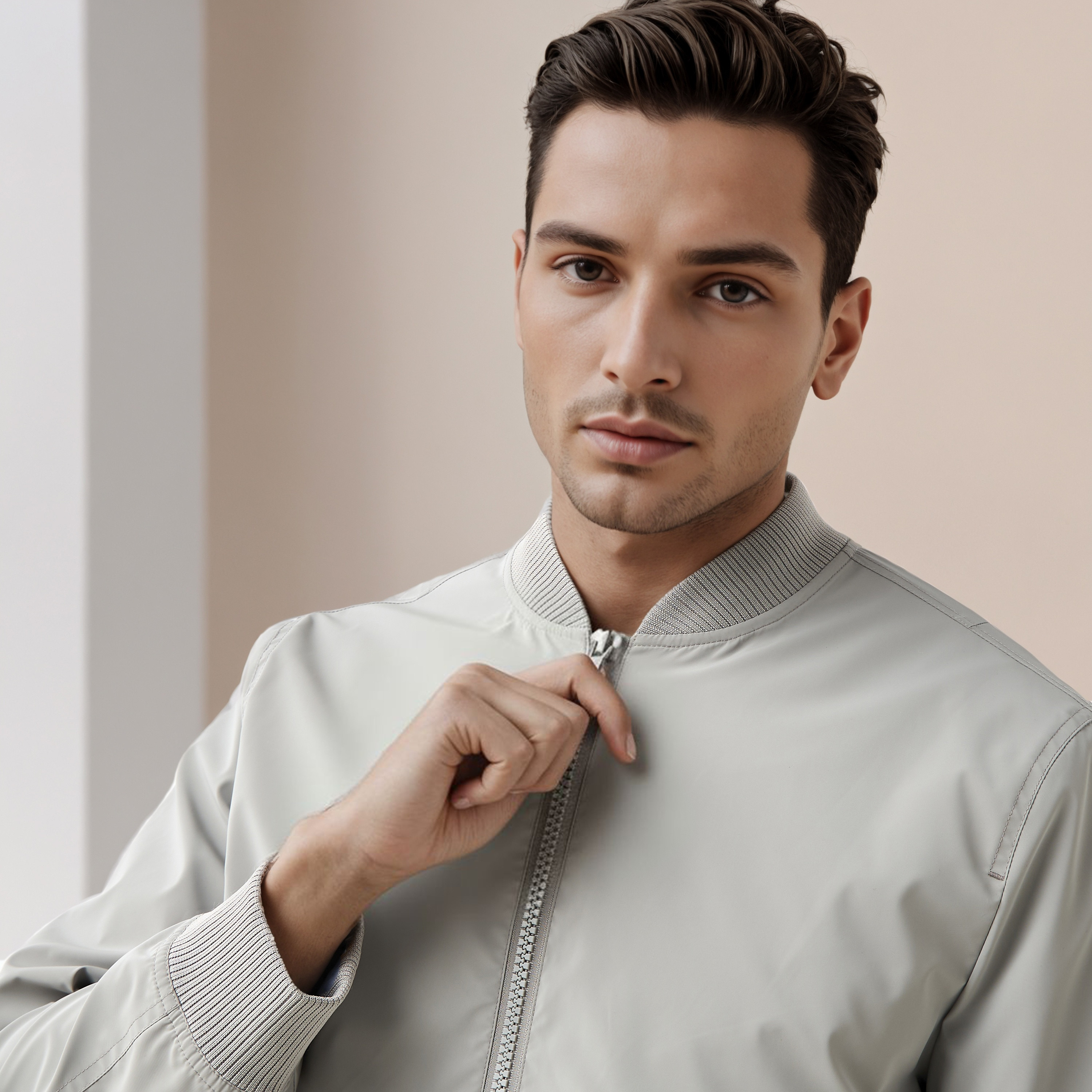 Men Regular Fit Bomber Jacket-men-clothing-jacketsandblazers-jackets-image-4
