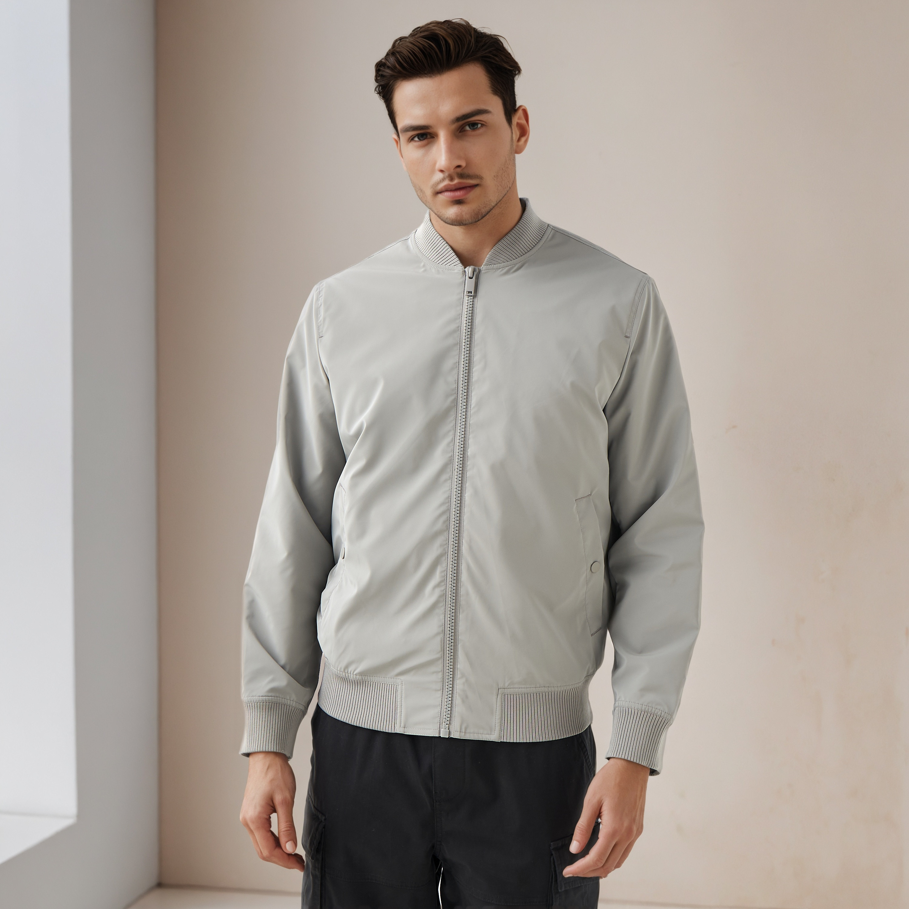Men Regular Fit Bomber Jacket-men-clothing-jacketsandblazers-jackets-image-7