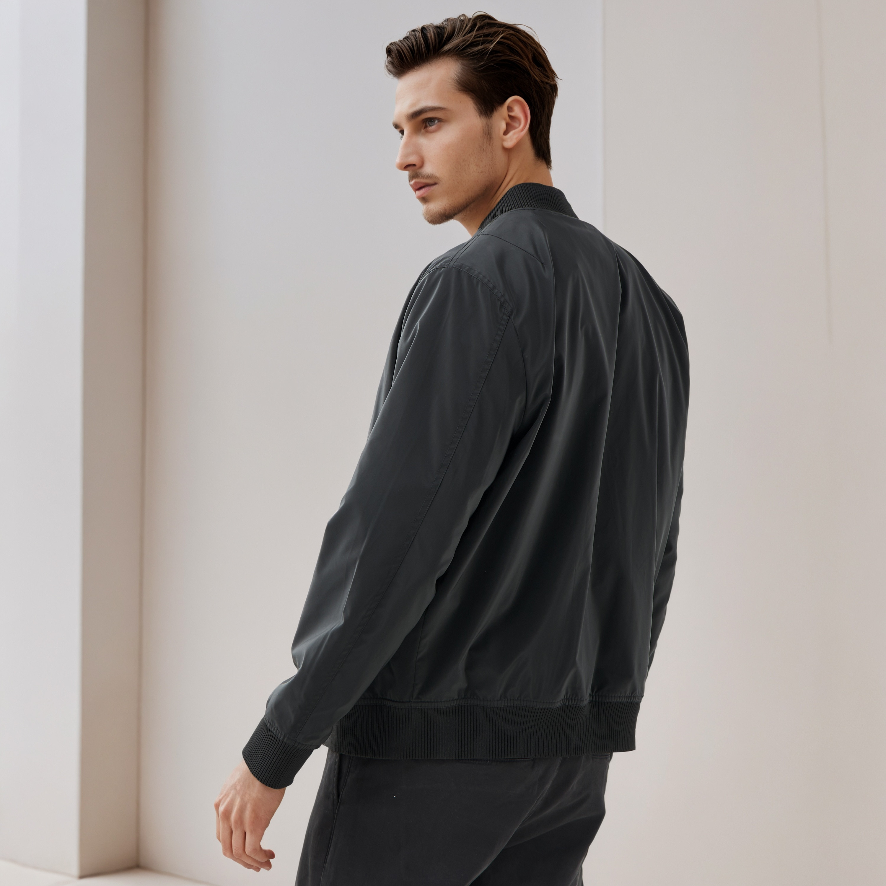 Men Regular Fit Bomber Jacket-men-clothing-jacketsandblazers-jackets-image-3