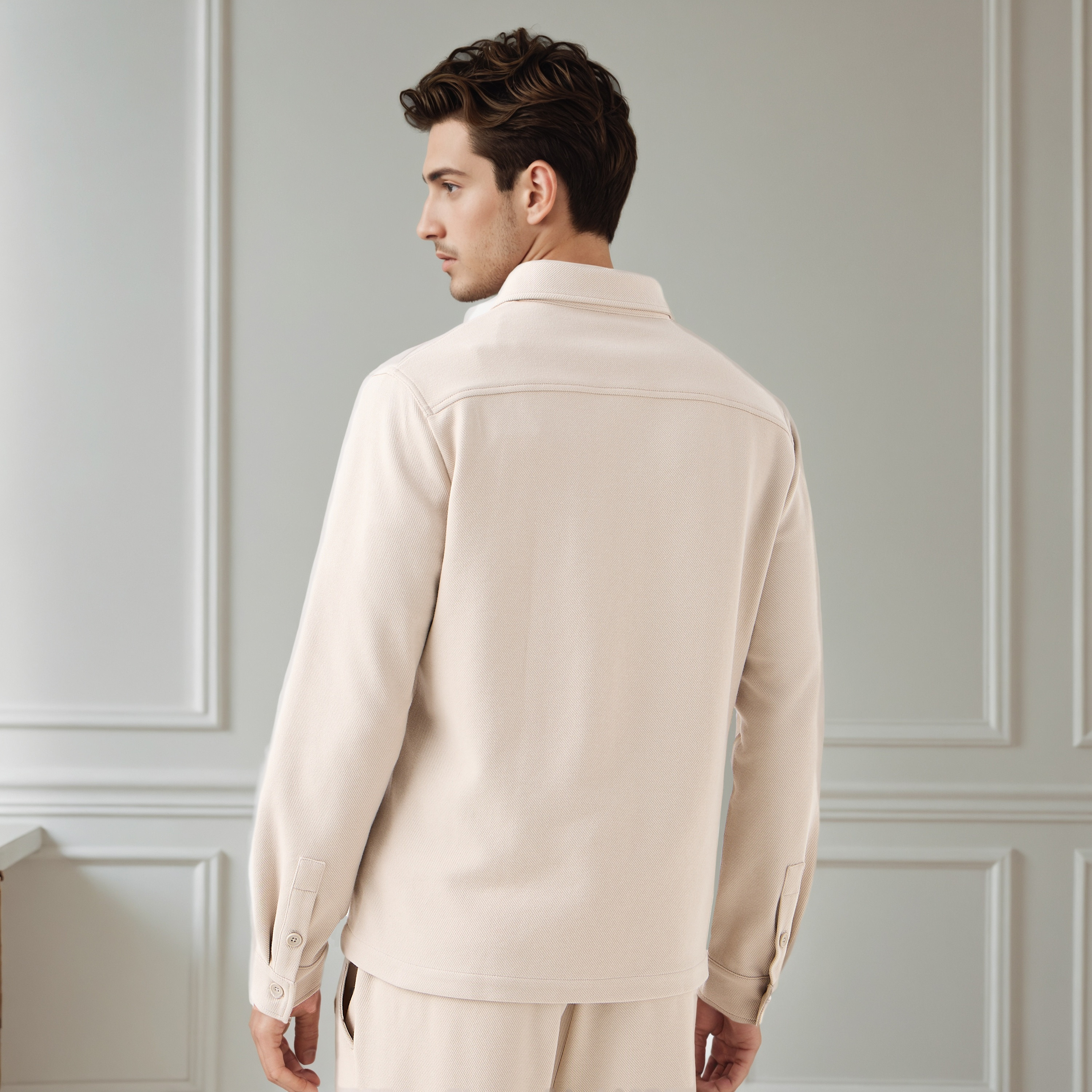 Men's Regular Fit Collared Pocket Shacket-men-clothing-jacketsandblazers-jackets-image-3