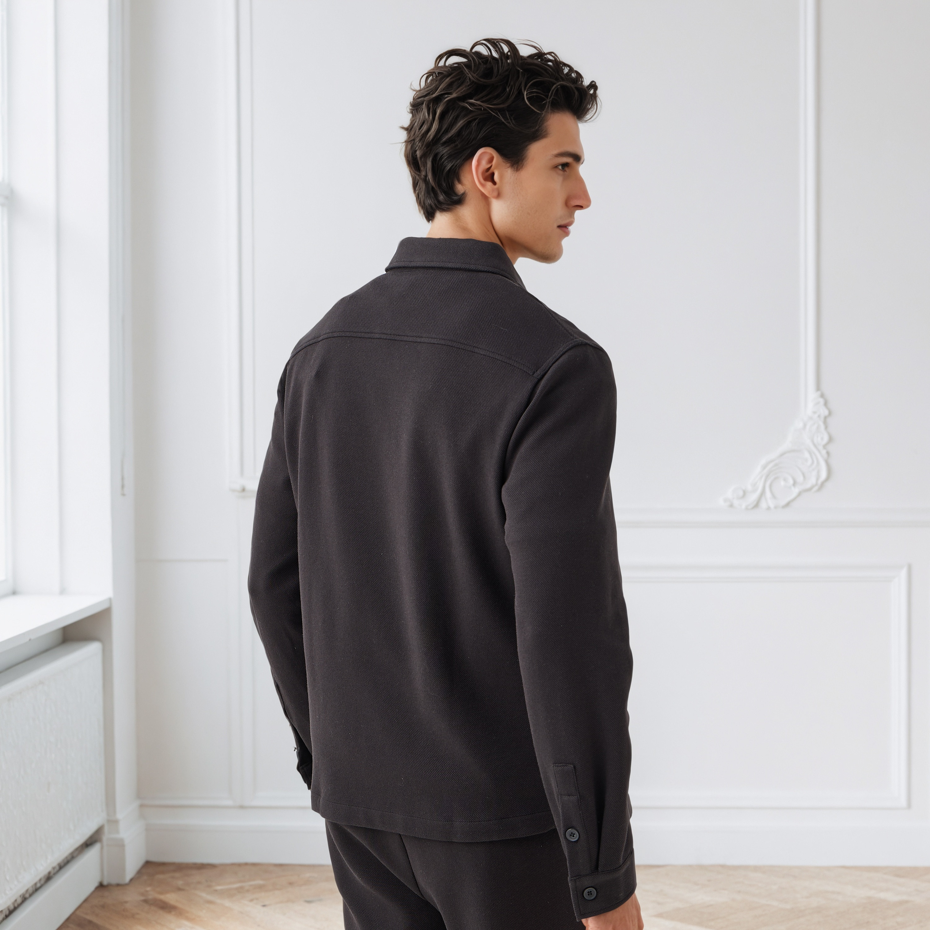 Men's Regular Fit Collared Pocket Shacket-men-clothing-jacketsandblazers-jackets-image-3