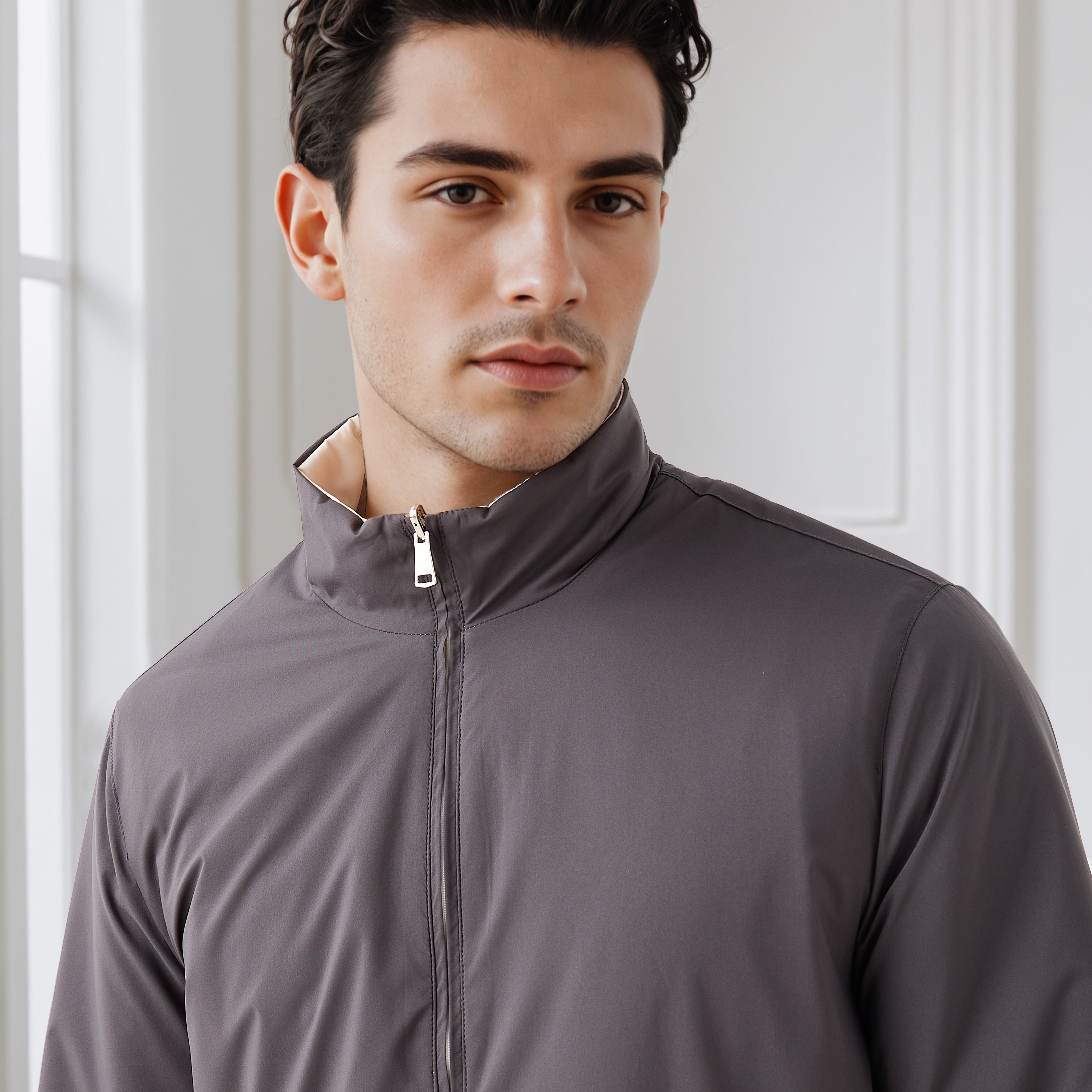 Men's Regular Fit High Neck Reversible Jacket-men-clothing-jacketsandblazers-jackets-image-6