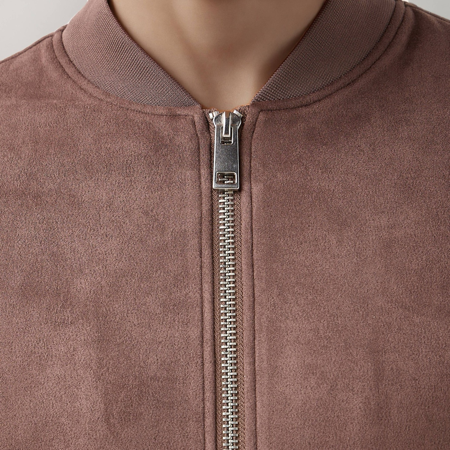 جاكيت بومبر بقصة عادية وياقة ماندارين للرجال-men-clothing-jacketsandblazers-jackets-image-18