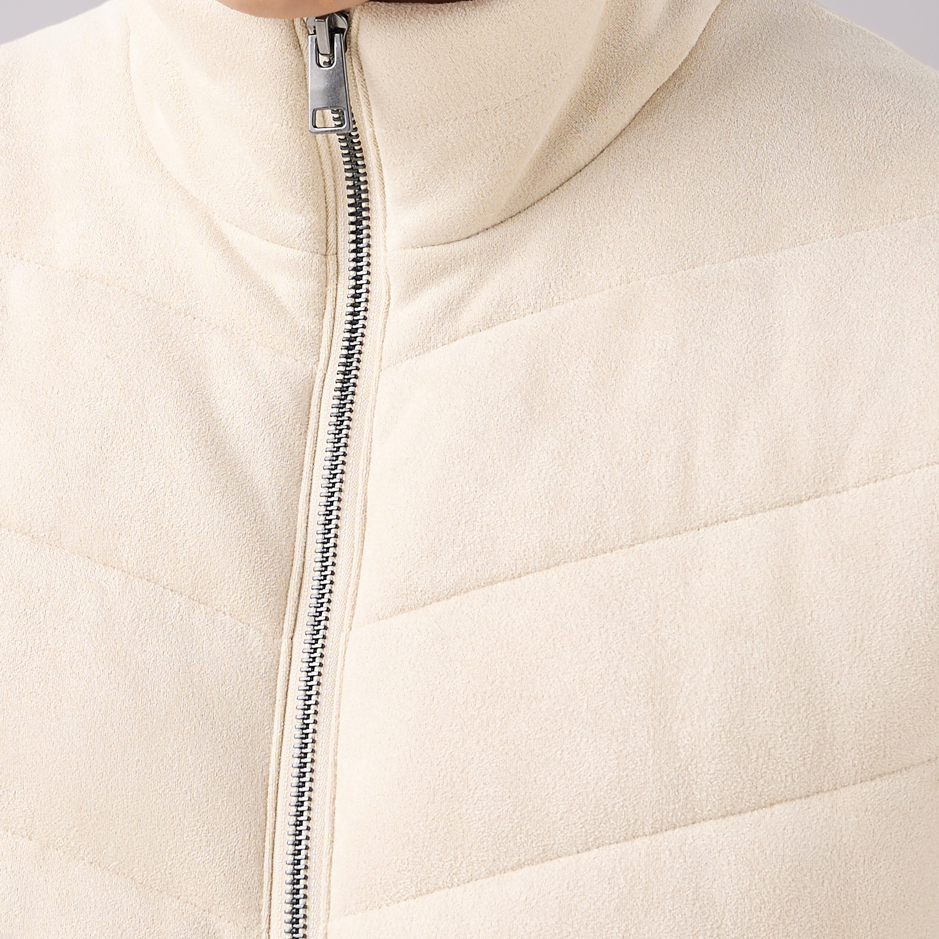 Men Regular Fit Suede High Neck Sleeveless Jacket-men-clothing-jacketsandblazers-jackets-image-4