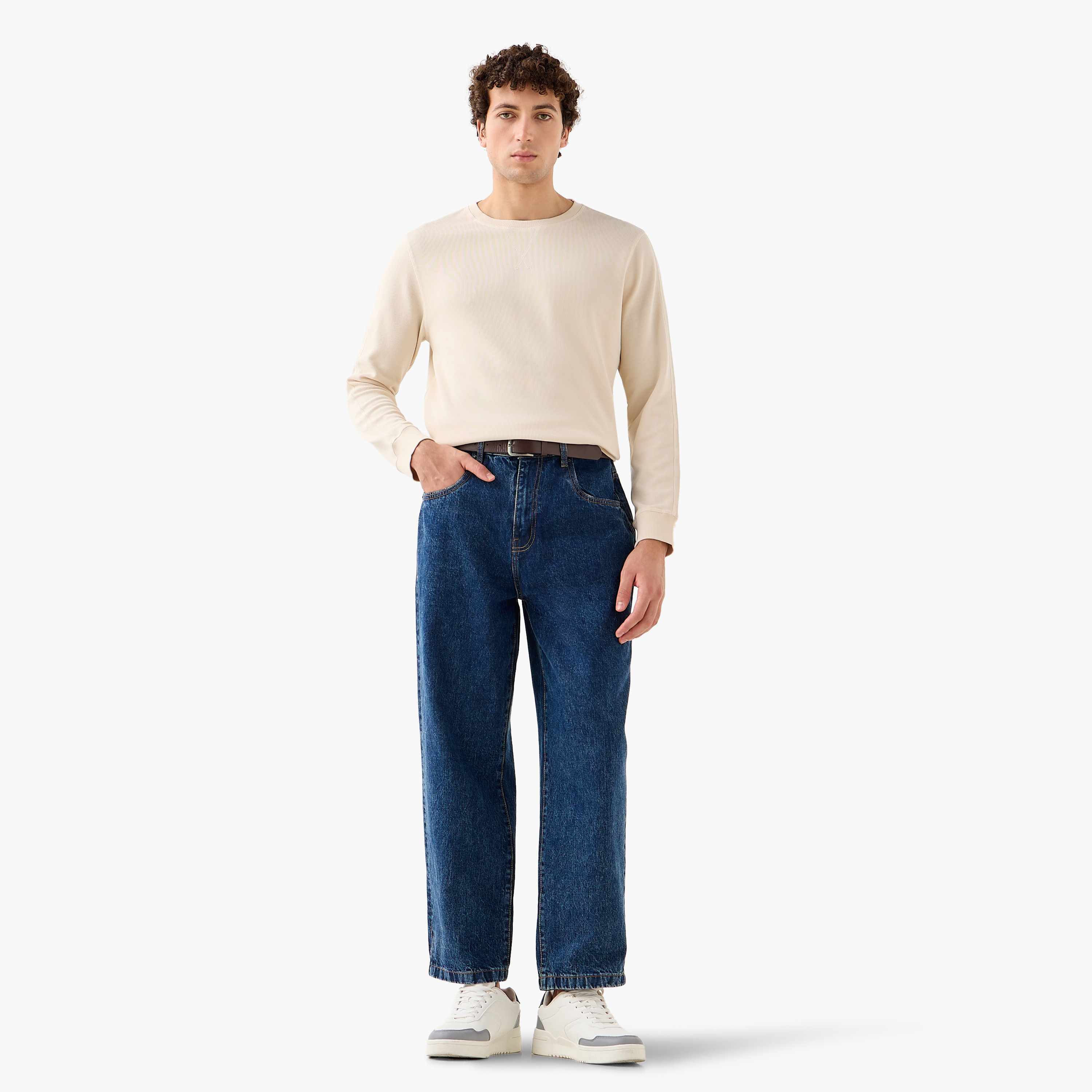 Fine Ribbed Sweatshirt-men-winterwear-hoodiesandsweatshirts-image-2