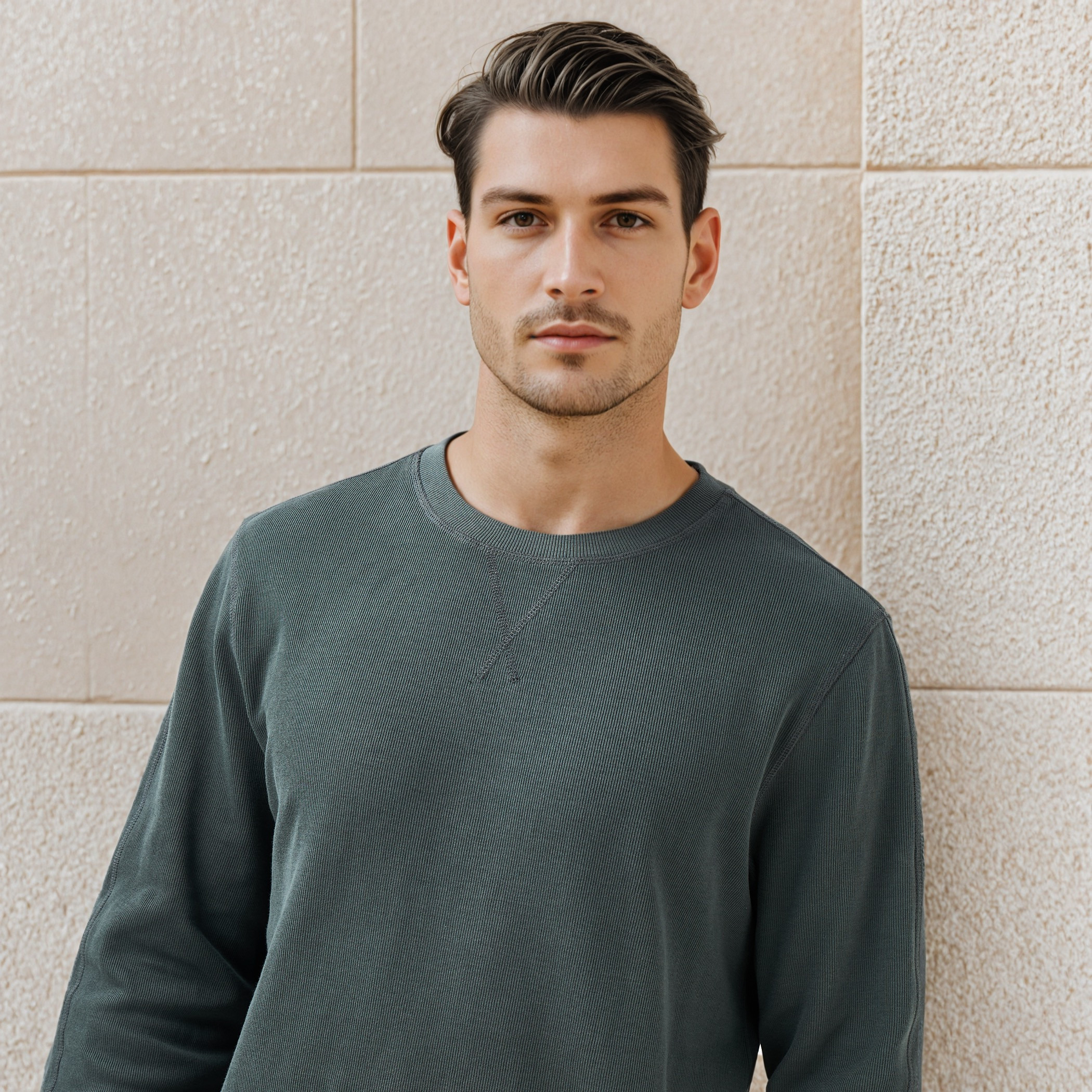 Fine Ribbed Sweatshirt-men-winterwear-hoodiesandsweatshirts-image-4