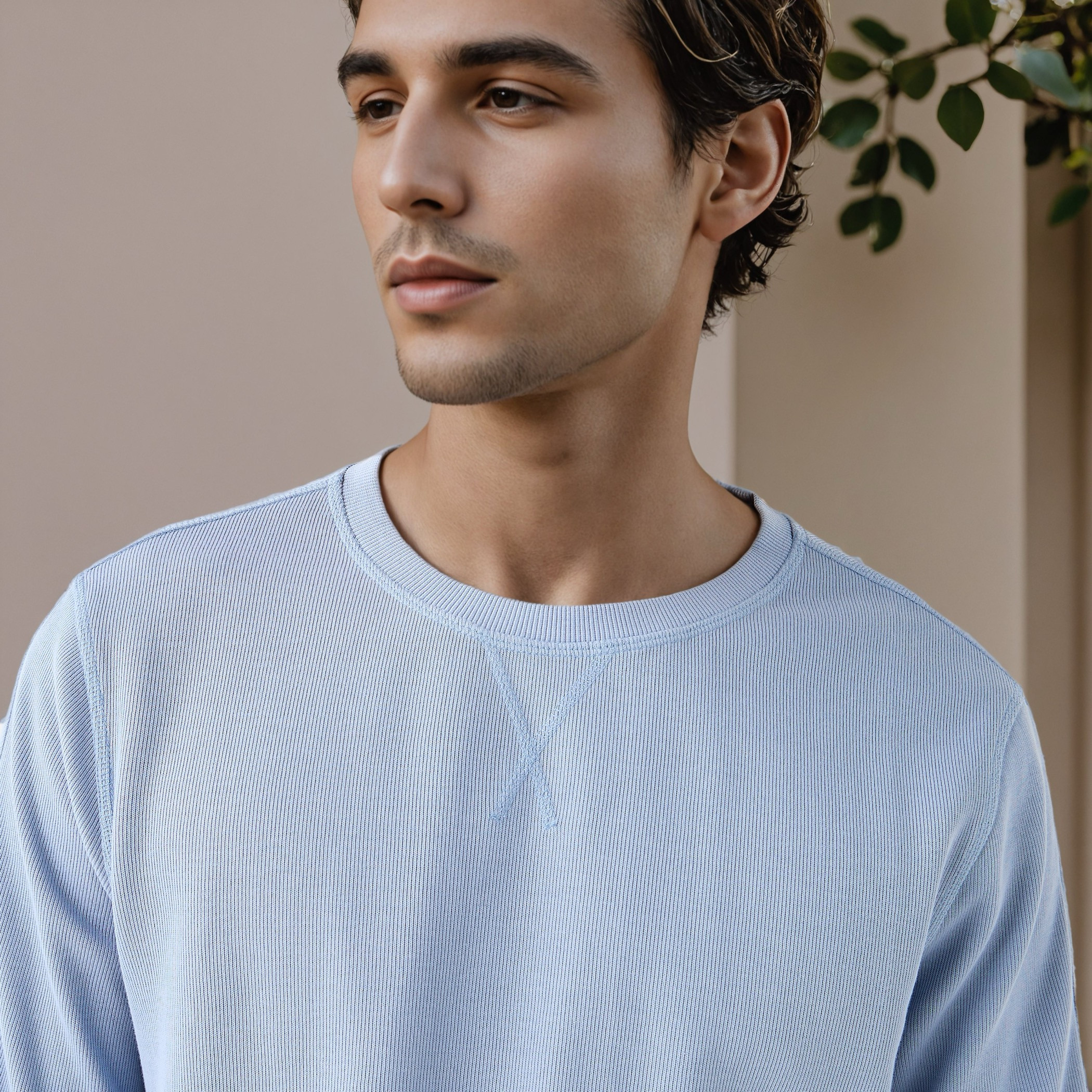Fine Ribbed Sweatshirt-men-winterwear-hoodiesandsweatshirts-image-4