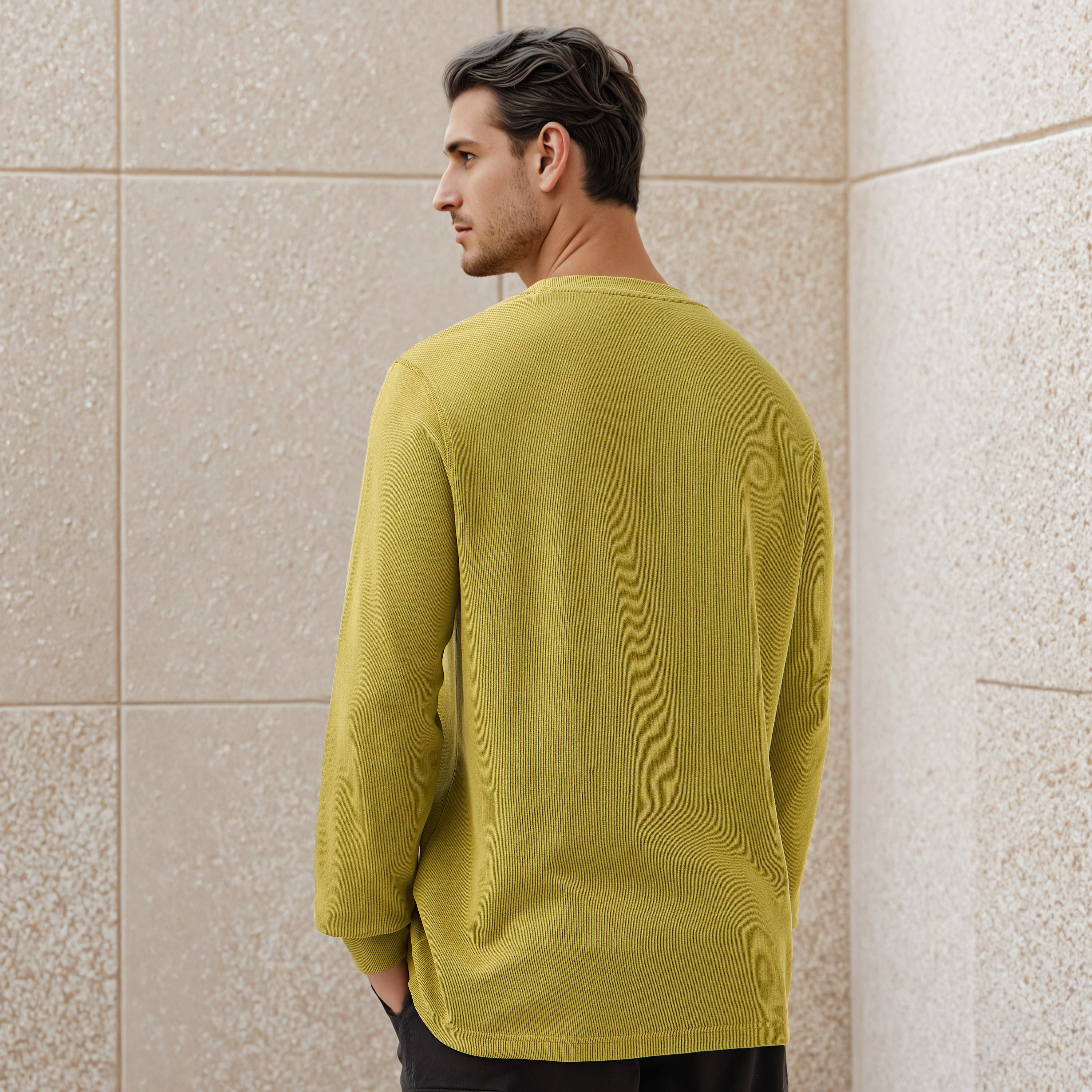 سويت شيرت مضلّع من فاين-men-winterwear-hoodiesandsweatshirts-image-21