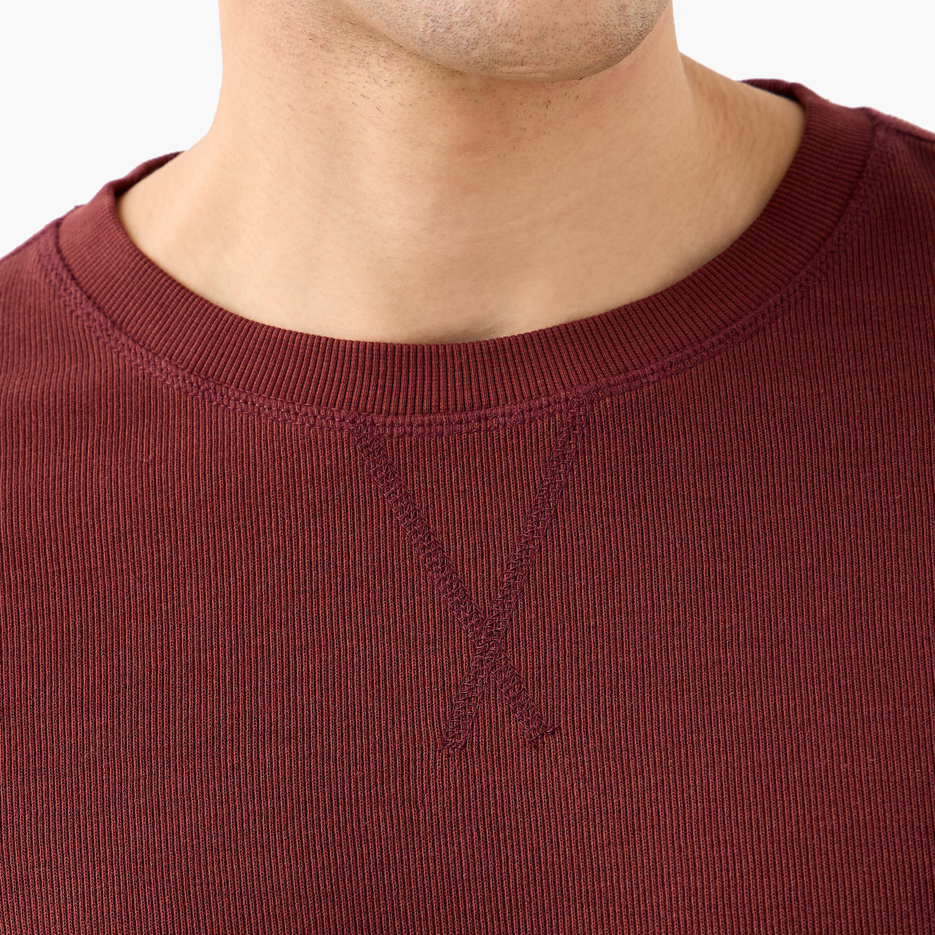 سويت شيرت مضلّع من فاين-men-winterwear-hoodiesandsweatshirts-image-33