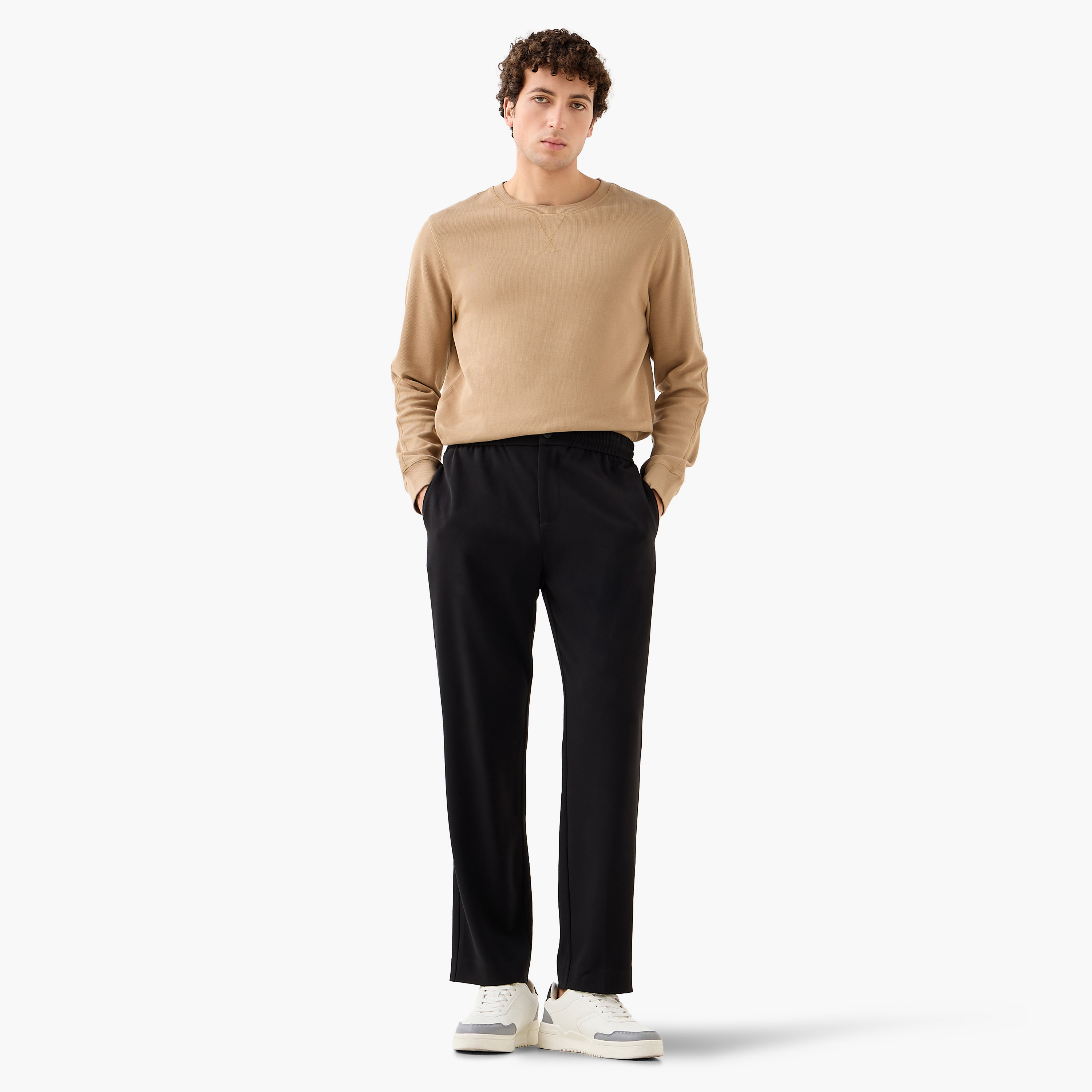 Fine Ribbed Sweatshirt-men-winterwear-hoodiesandsweatshirts-image-2