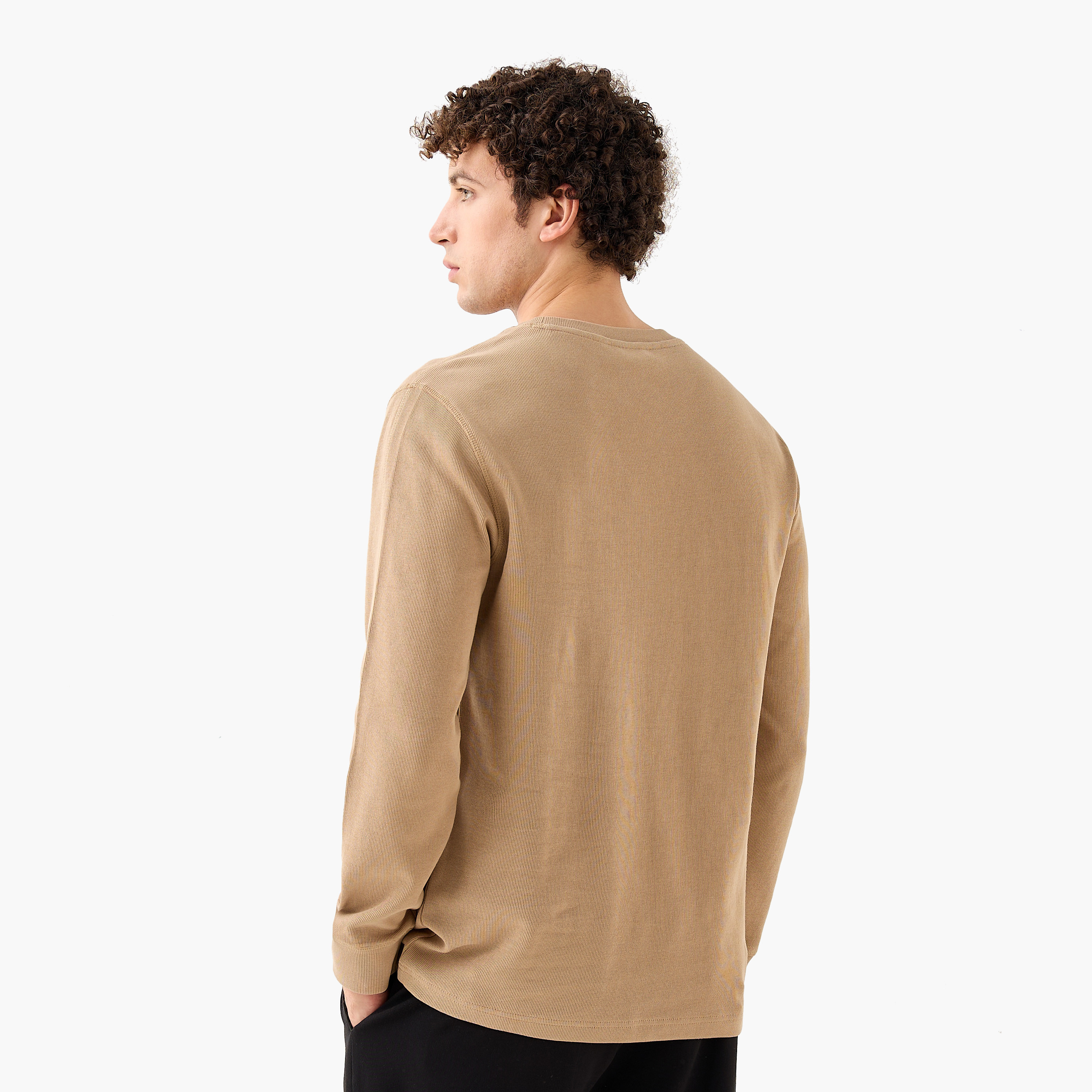سويت شيرت مضلّع من فاين-men-winterwear-hoodiesandsweatshirts-image-10