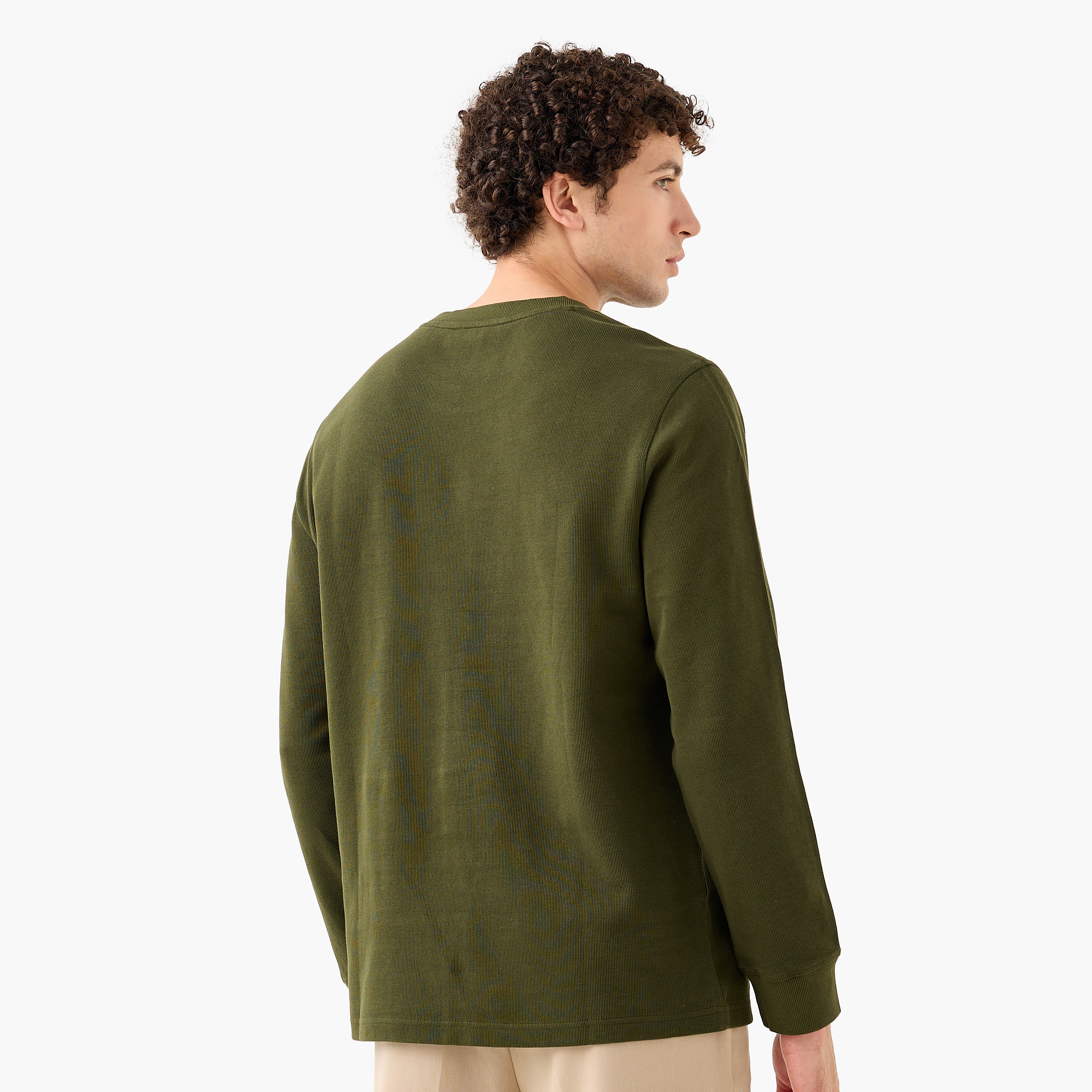 سويت شيرت مضلّع من فاين-men-winterwear-hoodiesandsweatshirts-image-43
