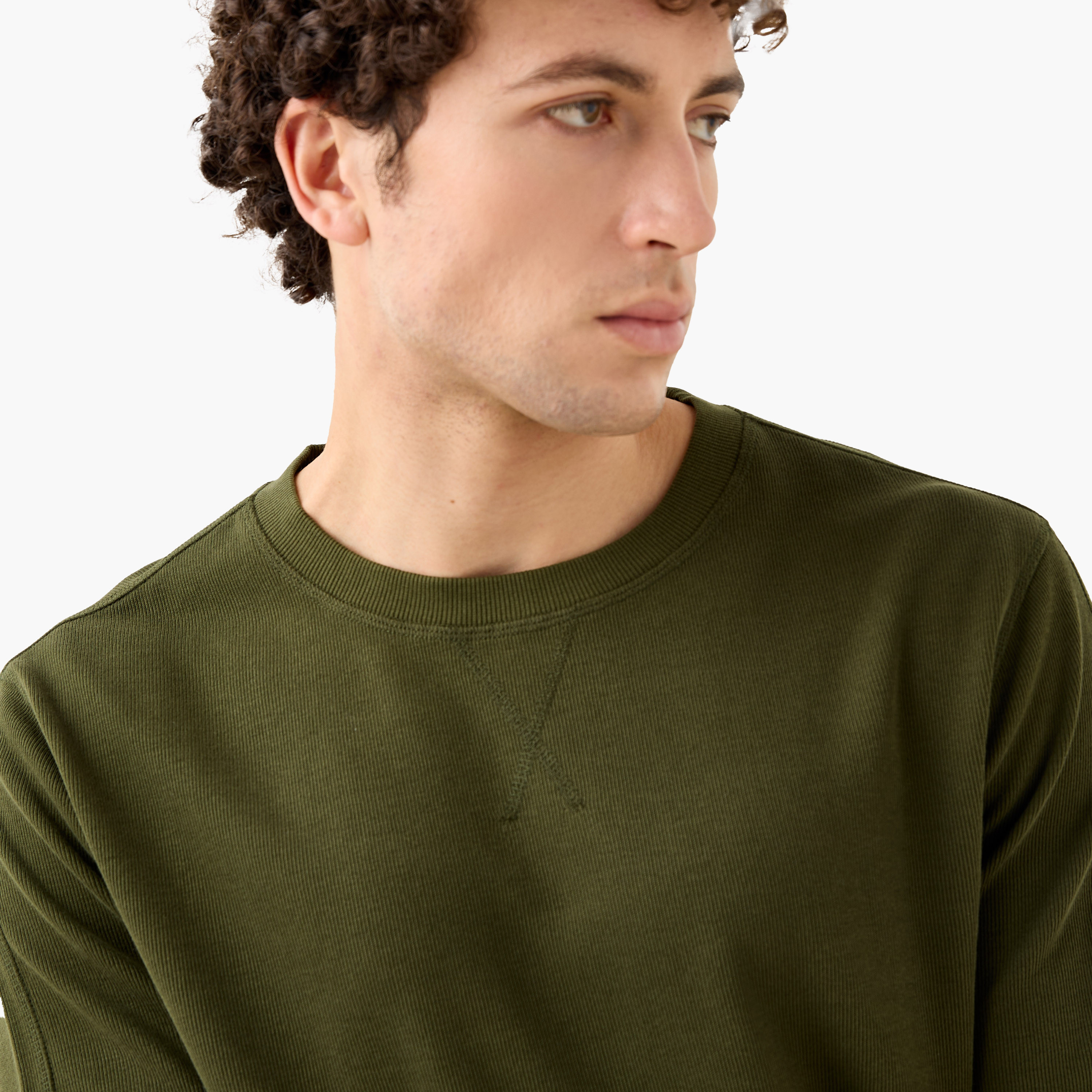 سويت شيرت مضلّع من فاين-men-winterwear-hoodiesandsweatshirts-image-44