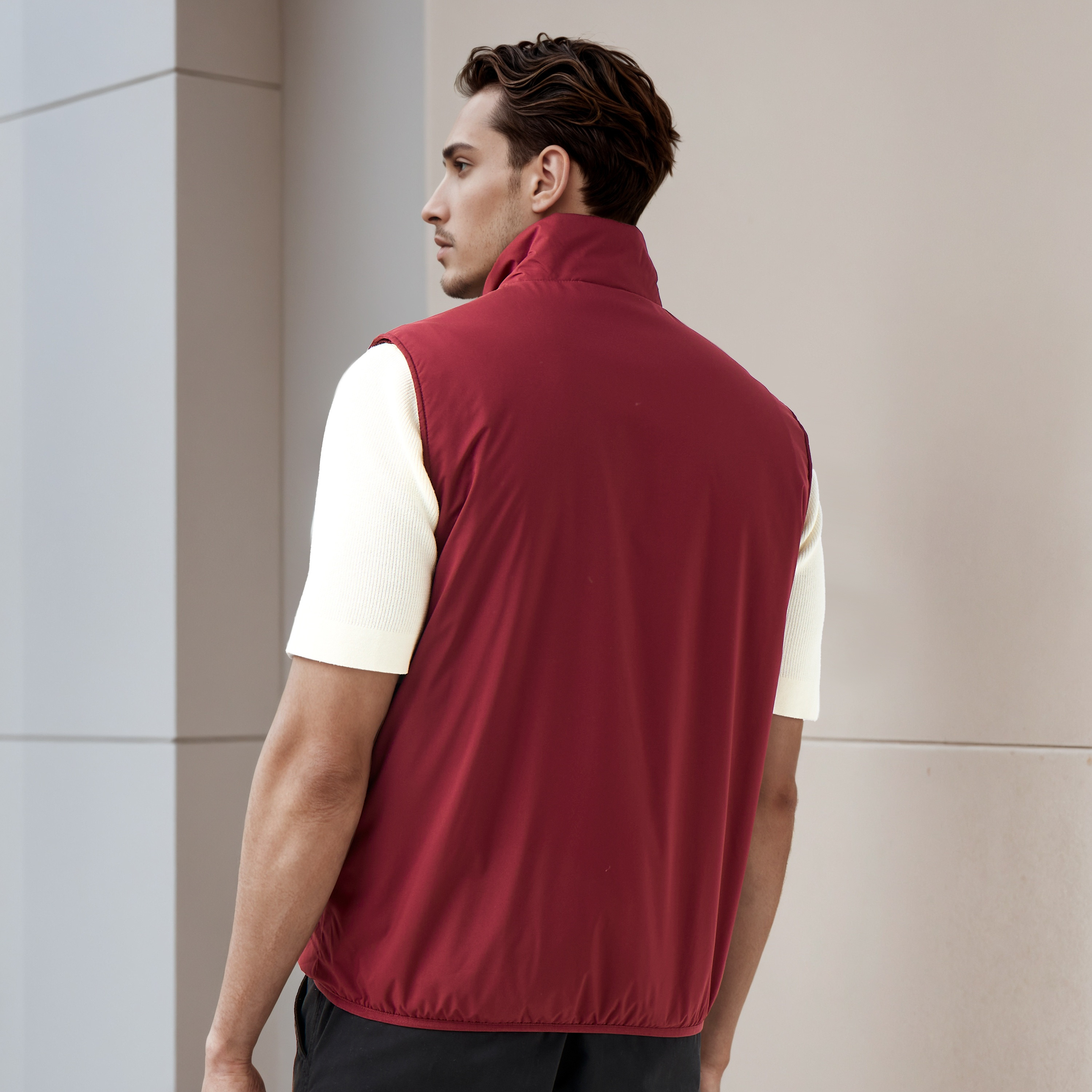 Men Regular Fit High Neck Gilet-men-clothing-jacketsandblazers-jackets-image-3