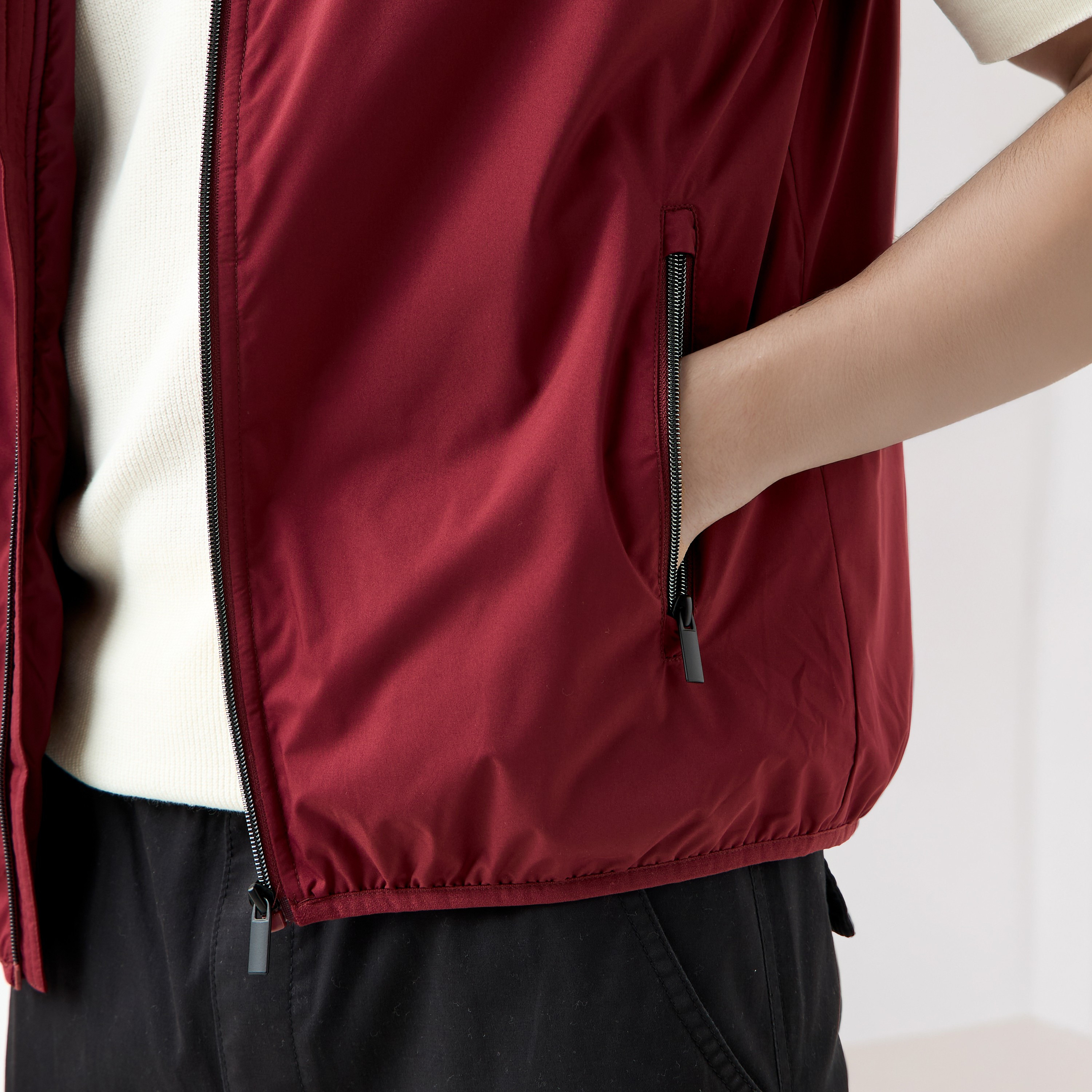 Men Regular Fit High Neck Gilet-men-clothing-jacketsandblazers-jackets-image-7