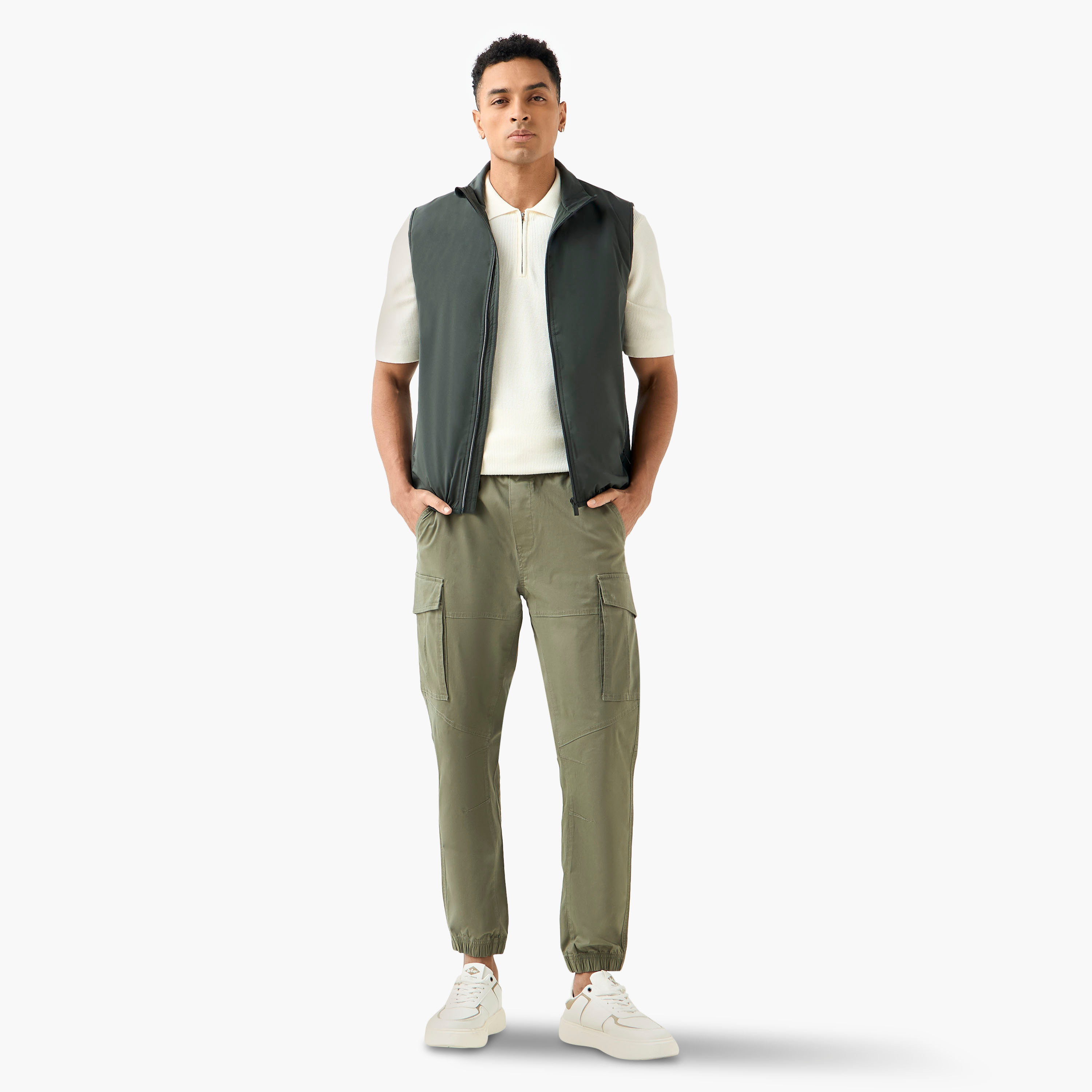 Men Regular Fit High Neck Gilet-men-clothing-jacketsandblazers-jackets-image-2