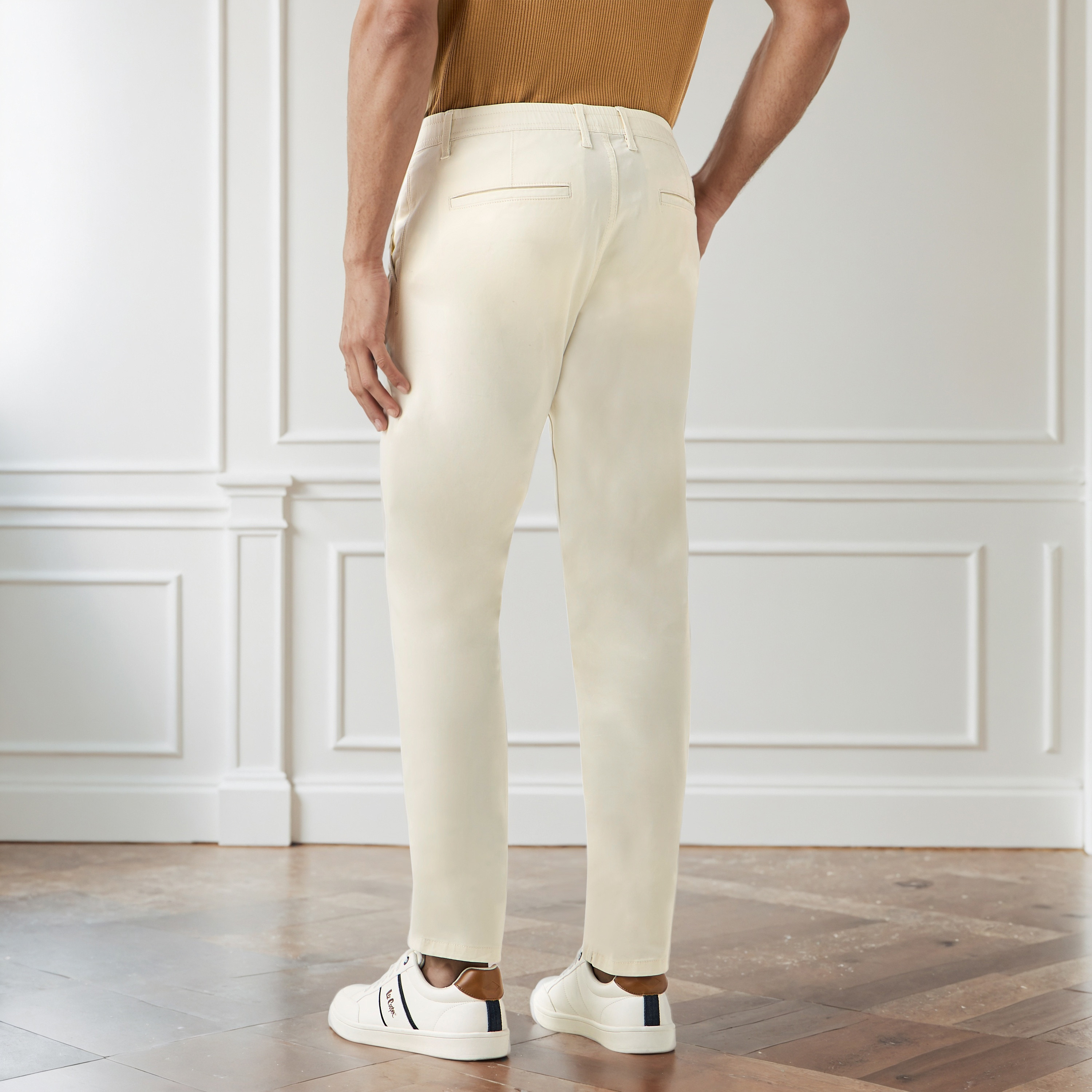 بنطلون تشينو رجالي بقصة ضيقة من مزيج قطني-men-clothing-bottoms-trousersandchinos-chinos-image-2