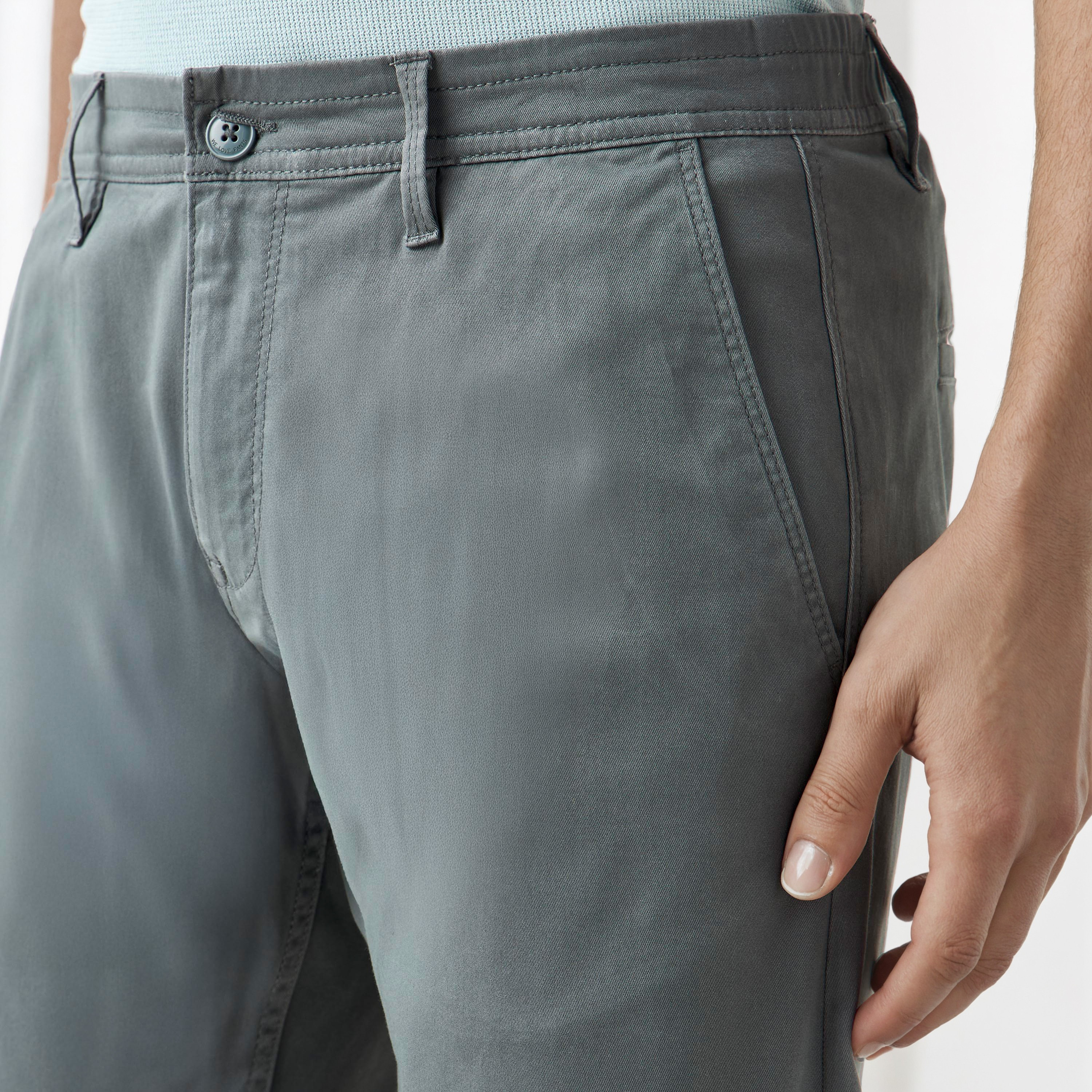 بنطلون تشينو رجالي بقصة ضيقة من مزيج قطني-men-clothing-bottoms-trousersandchinos-chinos-image-1
