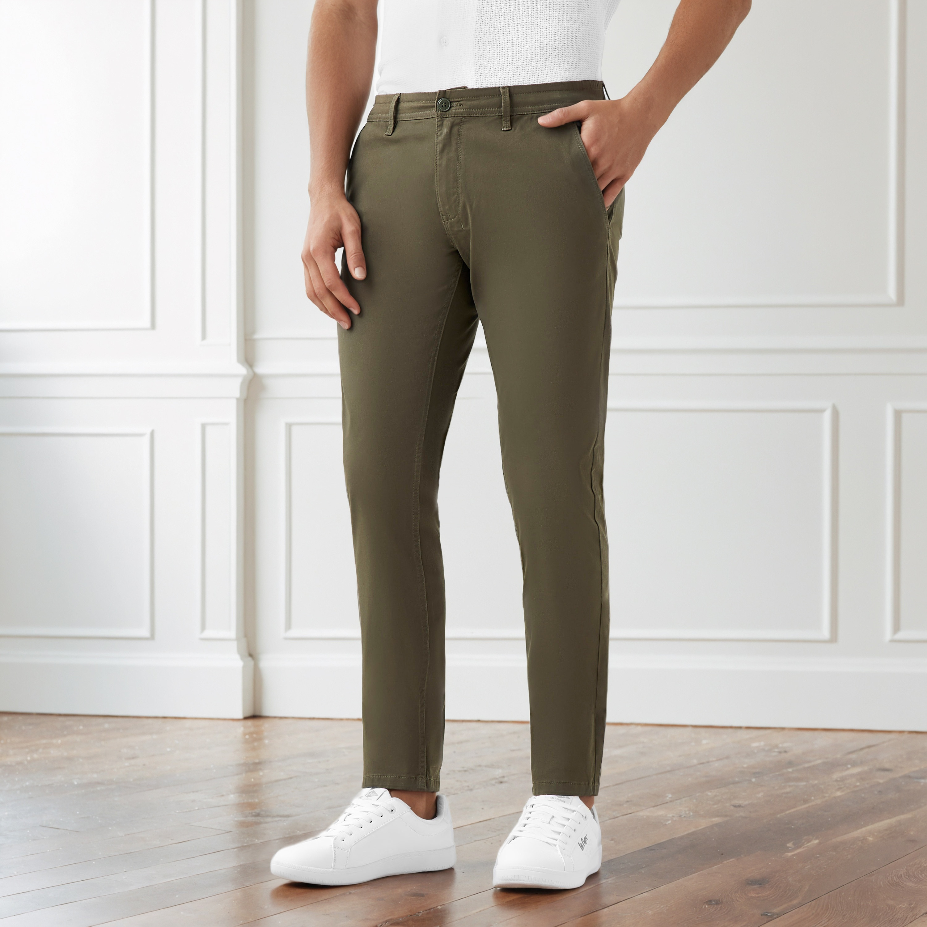 بنطلون تشينو رجالي بقصة ضيقة من مزيج قطني-men-clothing-bottoms-trousersandchinos-chinos-image-4