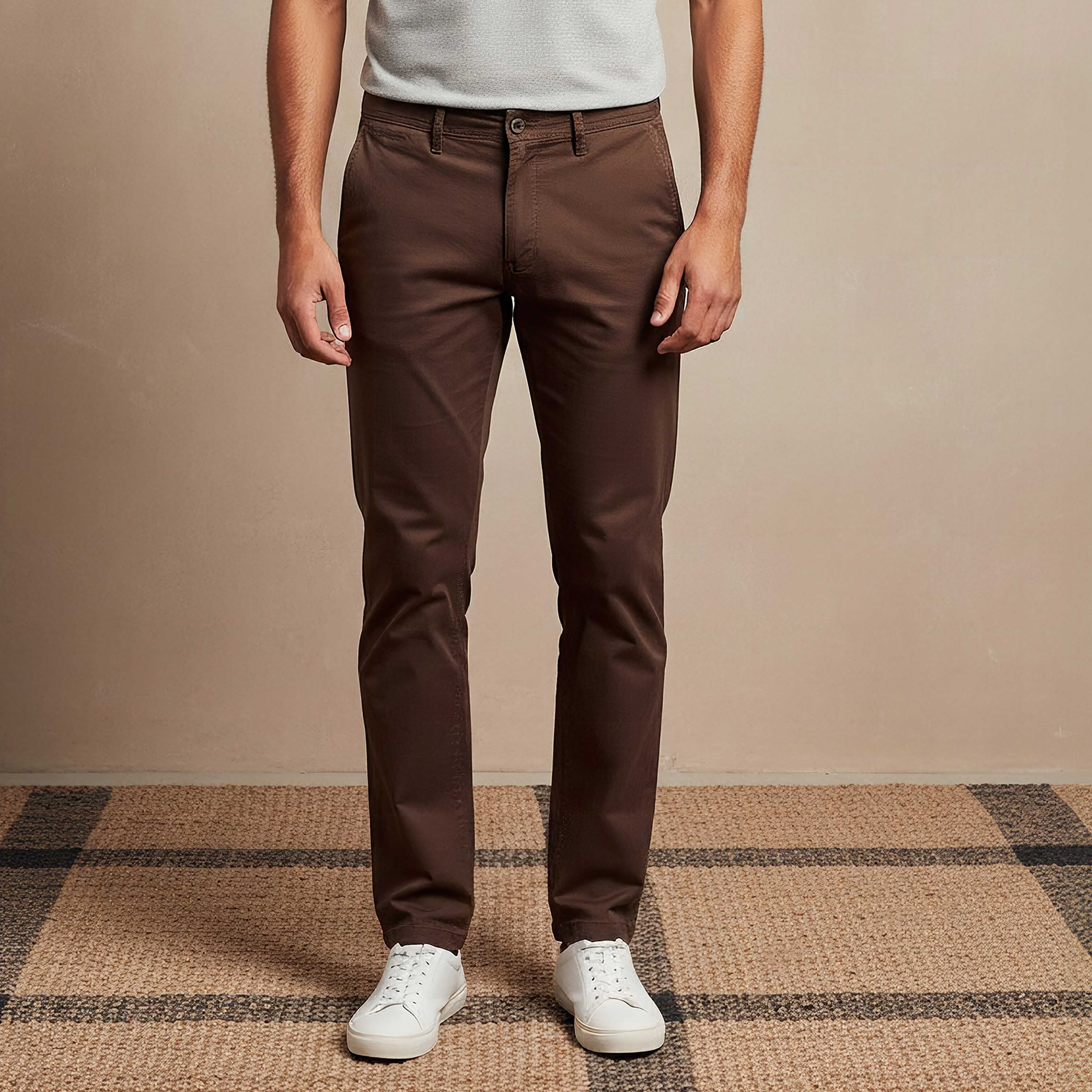 بنطلون تشينو رجالي بقصة ضيقة من مزيج قطني-men-clothing-bottoms-trousersandchinos-chinos-image-5