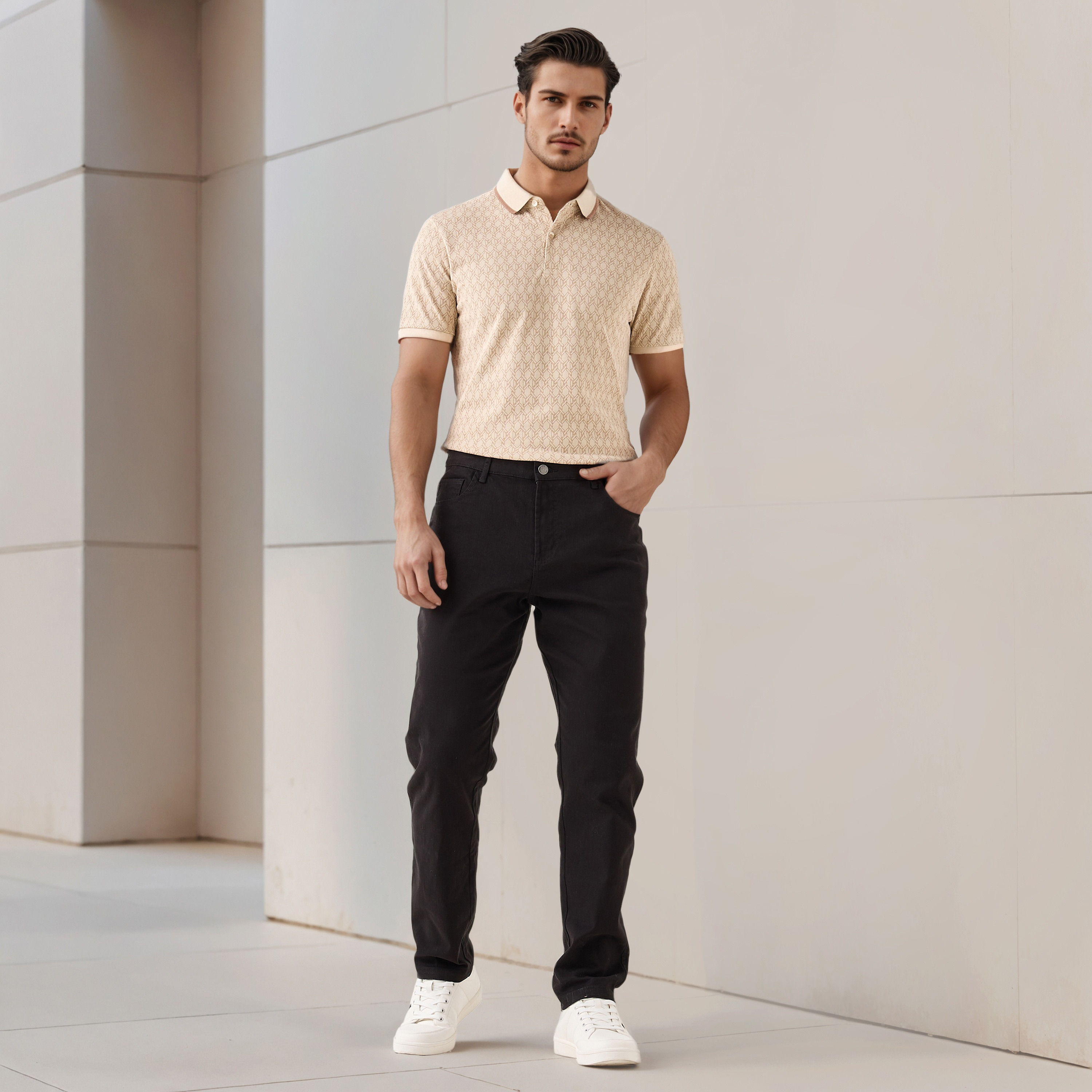 Printed Regular Fit Polo T-shirt-men-clothing-tshirtsandpolos-polos-image-2